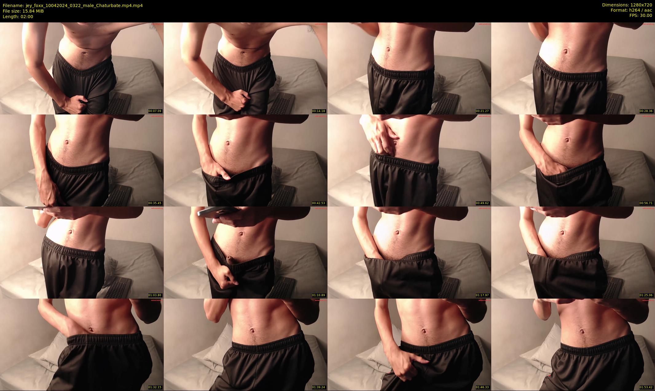 jey_foxx — 2 minute Chaturbate male cam show recording, 720p, Apr 10, 2024