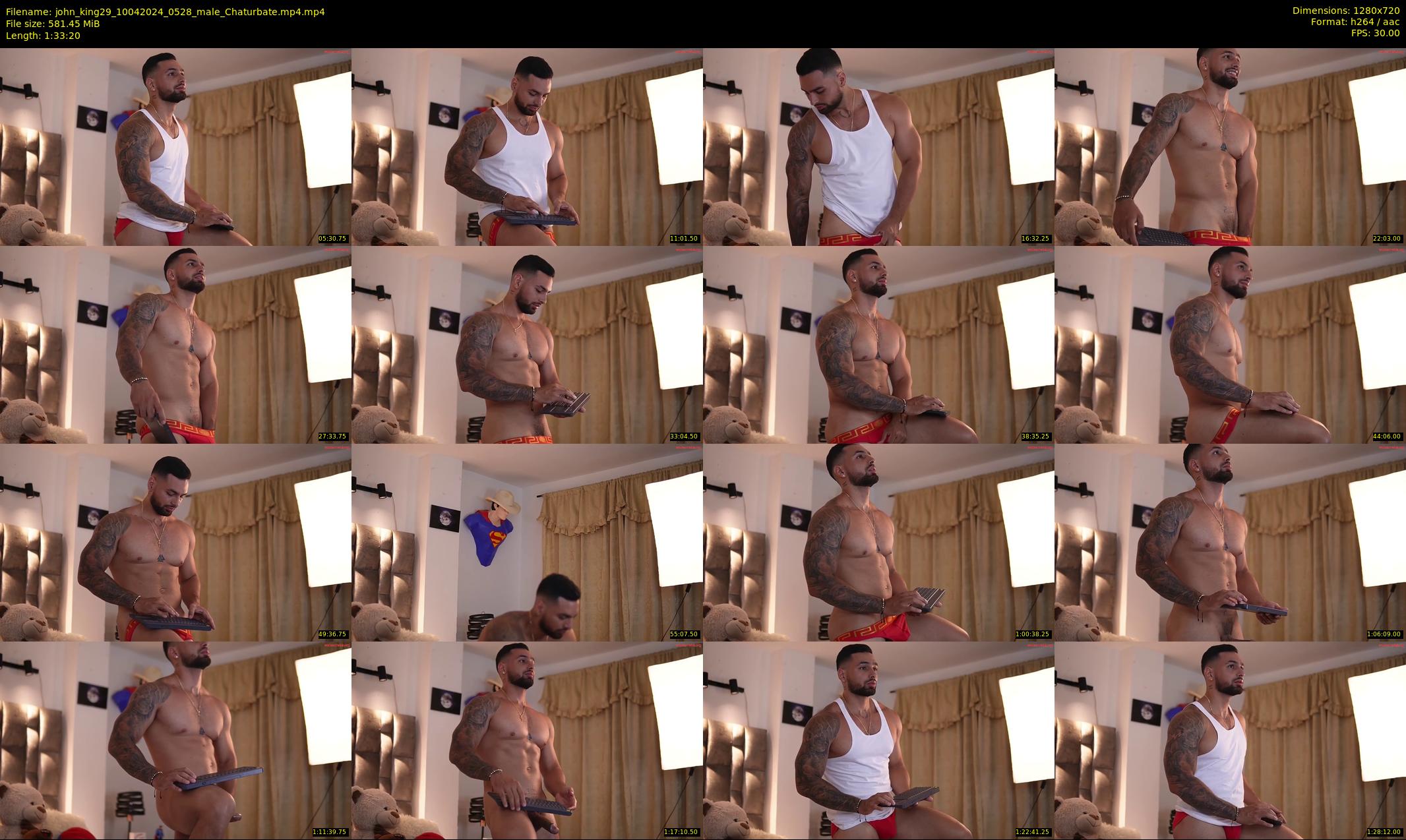 john_king29 — 94 minute Chaturbate male cam show recording, 720p, Apr 10, 2024