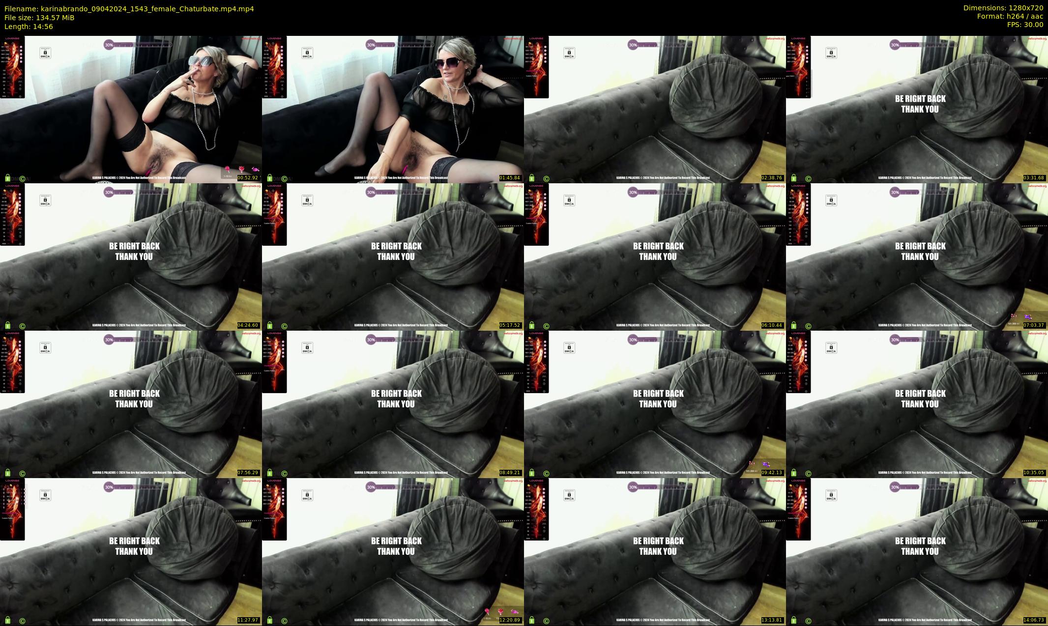 karinabrando — 15 minute Chaturbate couple cam show recording, 720p, Apr 9, 2024