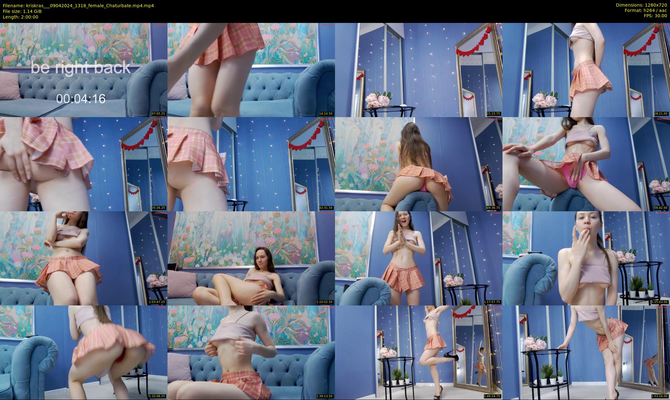 kriskras__ — 120 minute Chaturbate female cam show recording, 720p, Apr 9, 2024