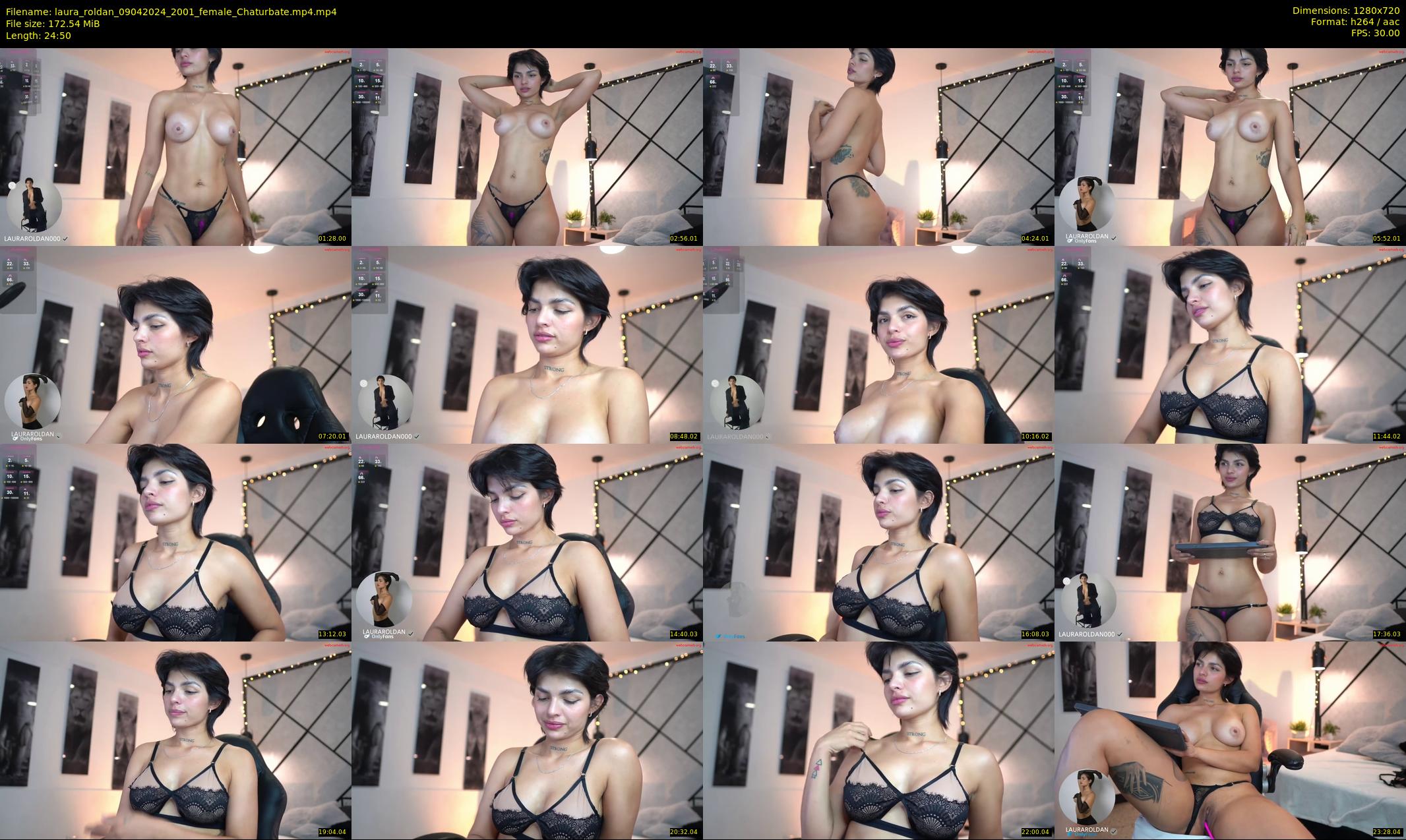 laura_roldan — 25 minute Chaturbate female cam show recording, 720p, Apr 9, 2024