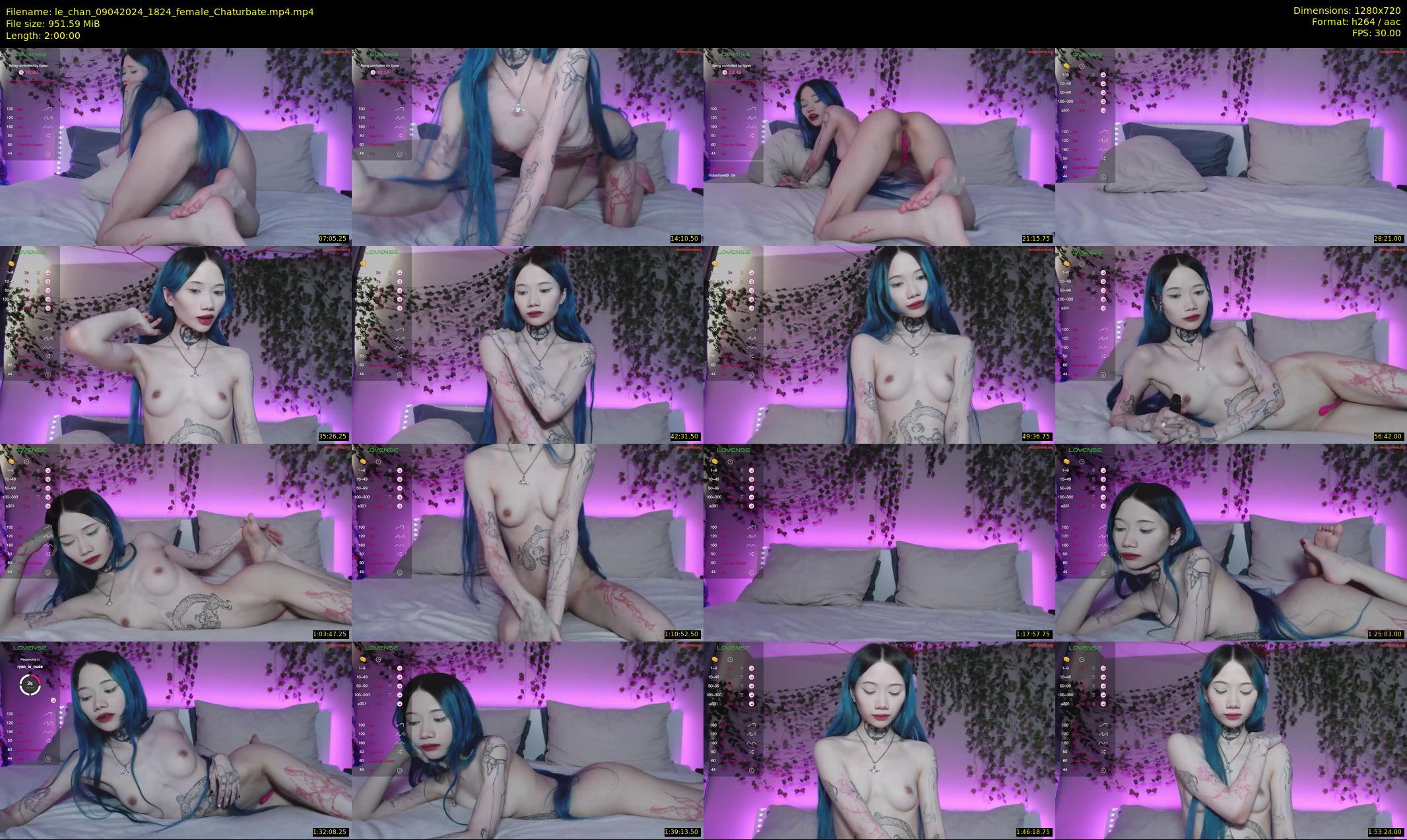 le_chan — 120 minute Chaturbate female cam show recording, 720p, Apr 9, 2024
