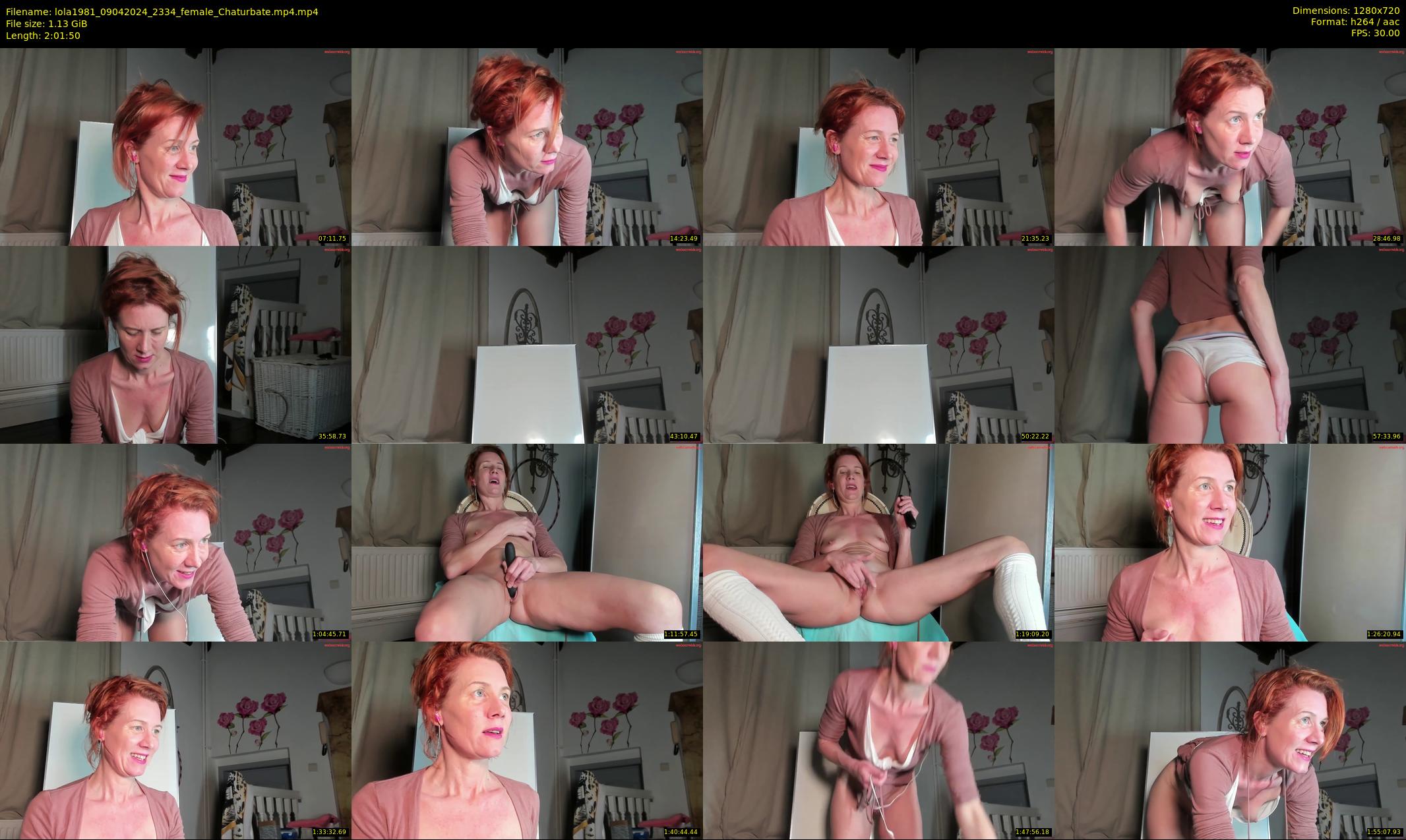 lola1981 — 122 minute Chaturbate female cam show recording, 720p, Apr 9, 2024