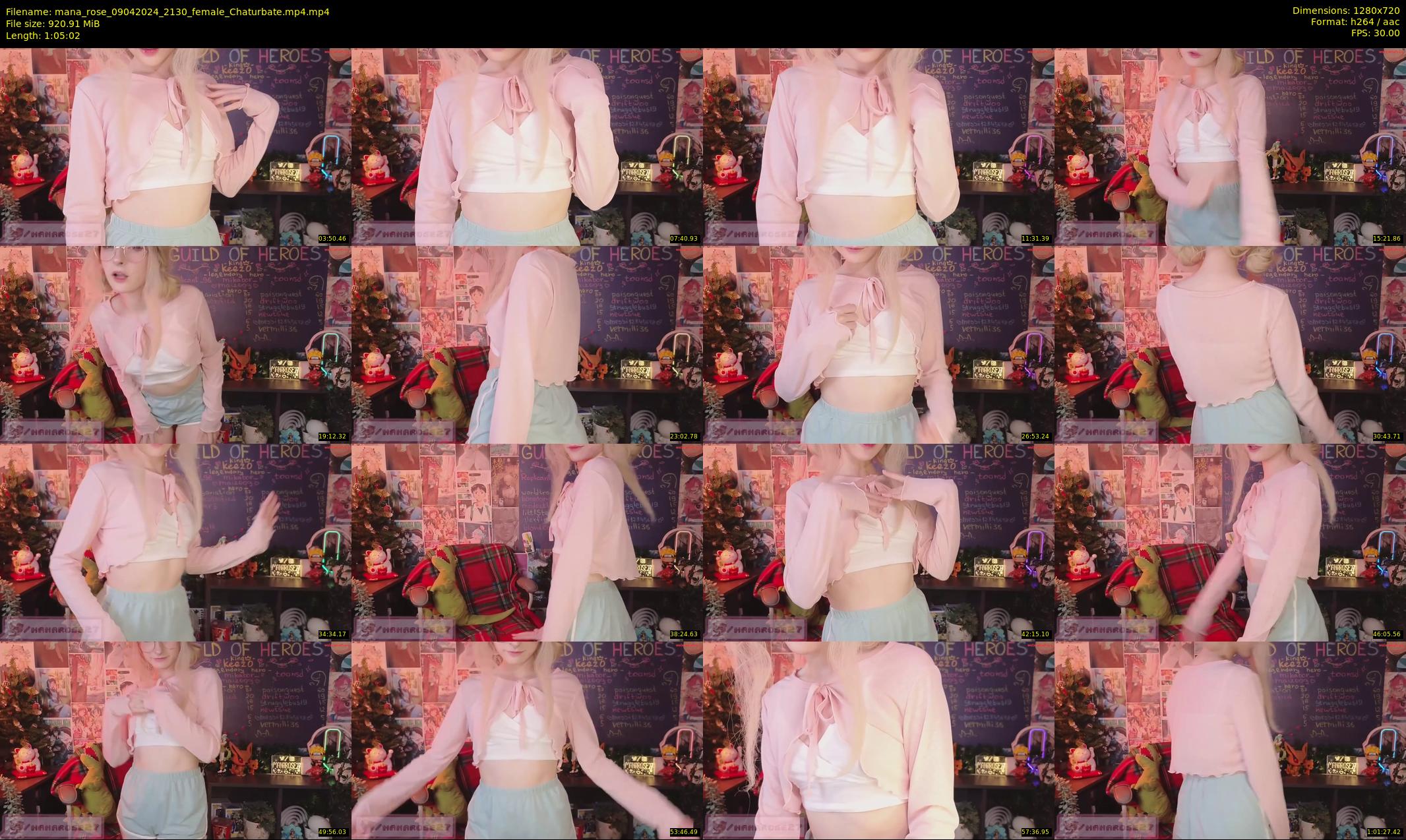 mana_rose — 66 minute Chaturbate female cam show recording, 720p, Apr 9, 2024