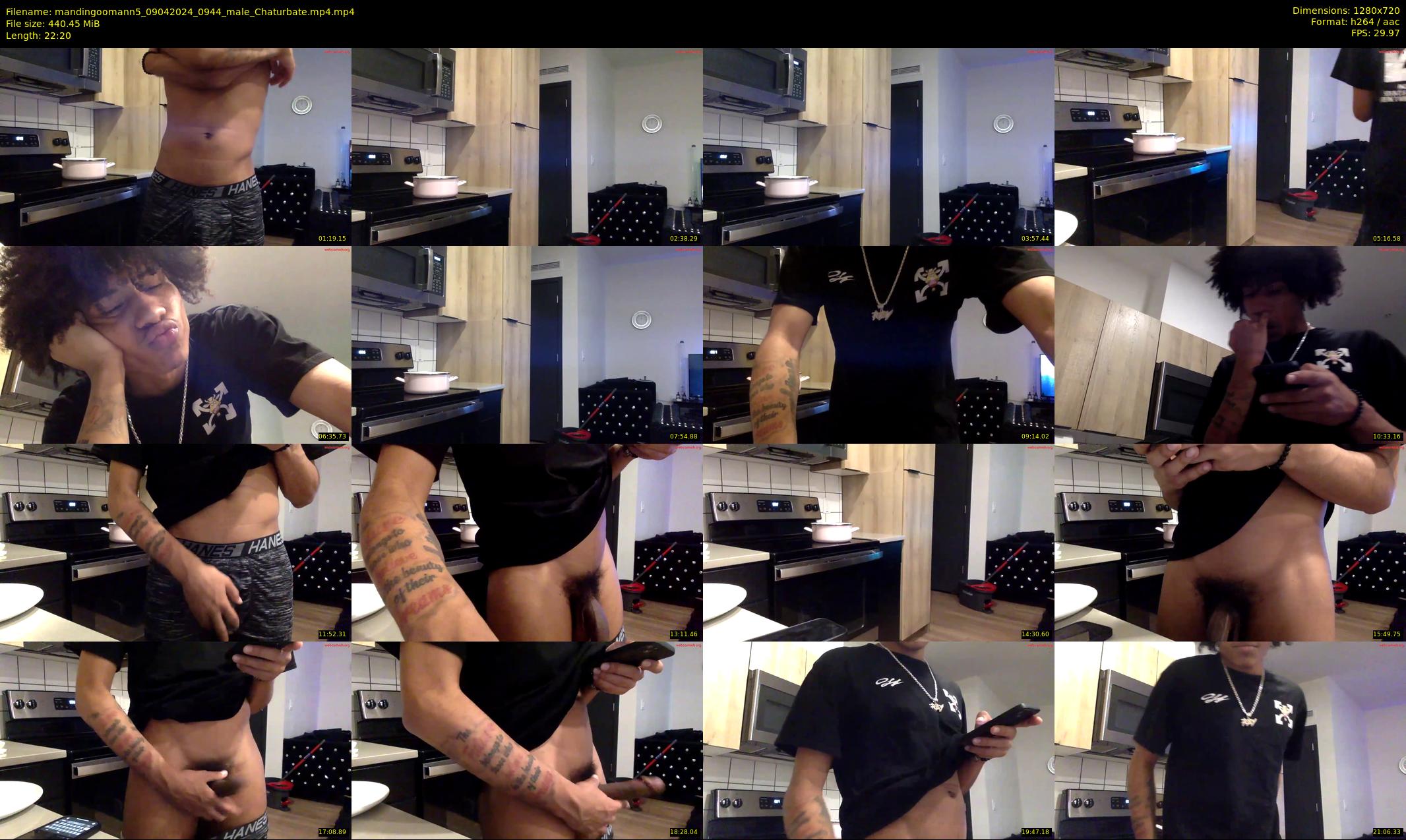 mandingoomann5 — 23 minute Chaturbate male cam show recording, 720p, Apr 9, 2024