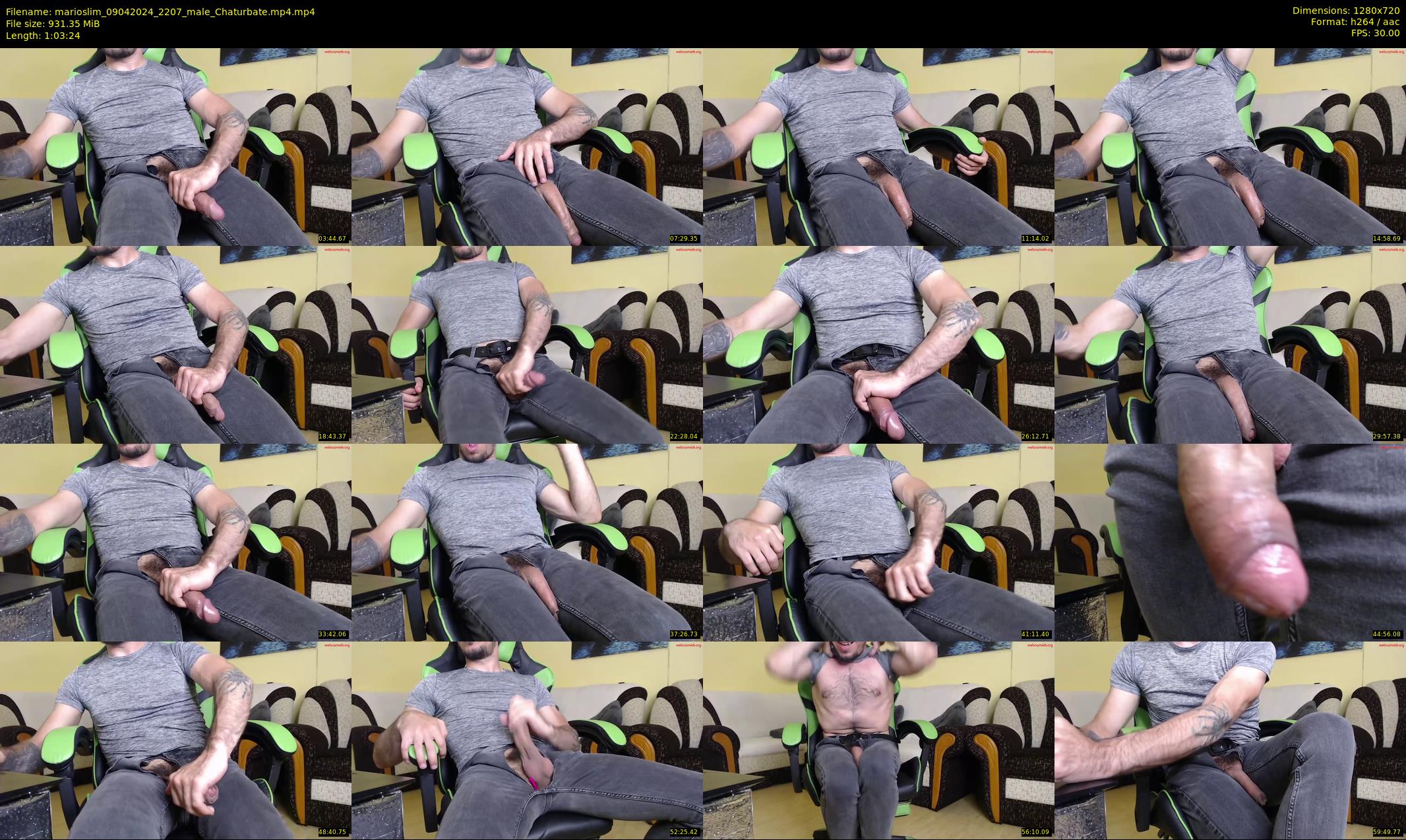 marioslim — 64 minute Chaturbate male cam show recording, 720p, Apr 9, 2024