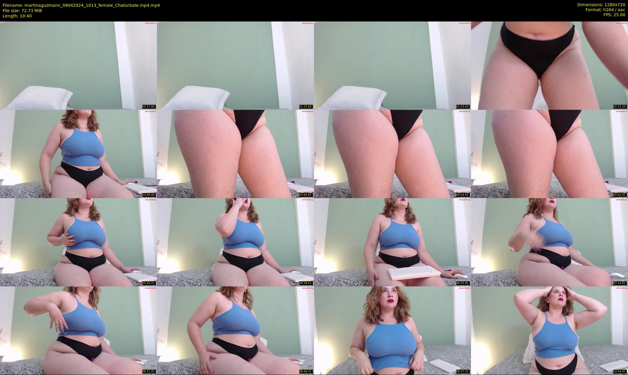 martinaguzmann — 11 minute Chaturbate female cam show recording, 720p, Apr 9, 2024