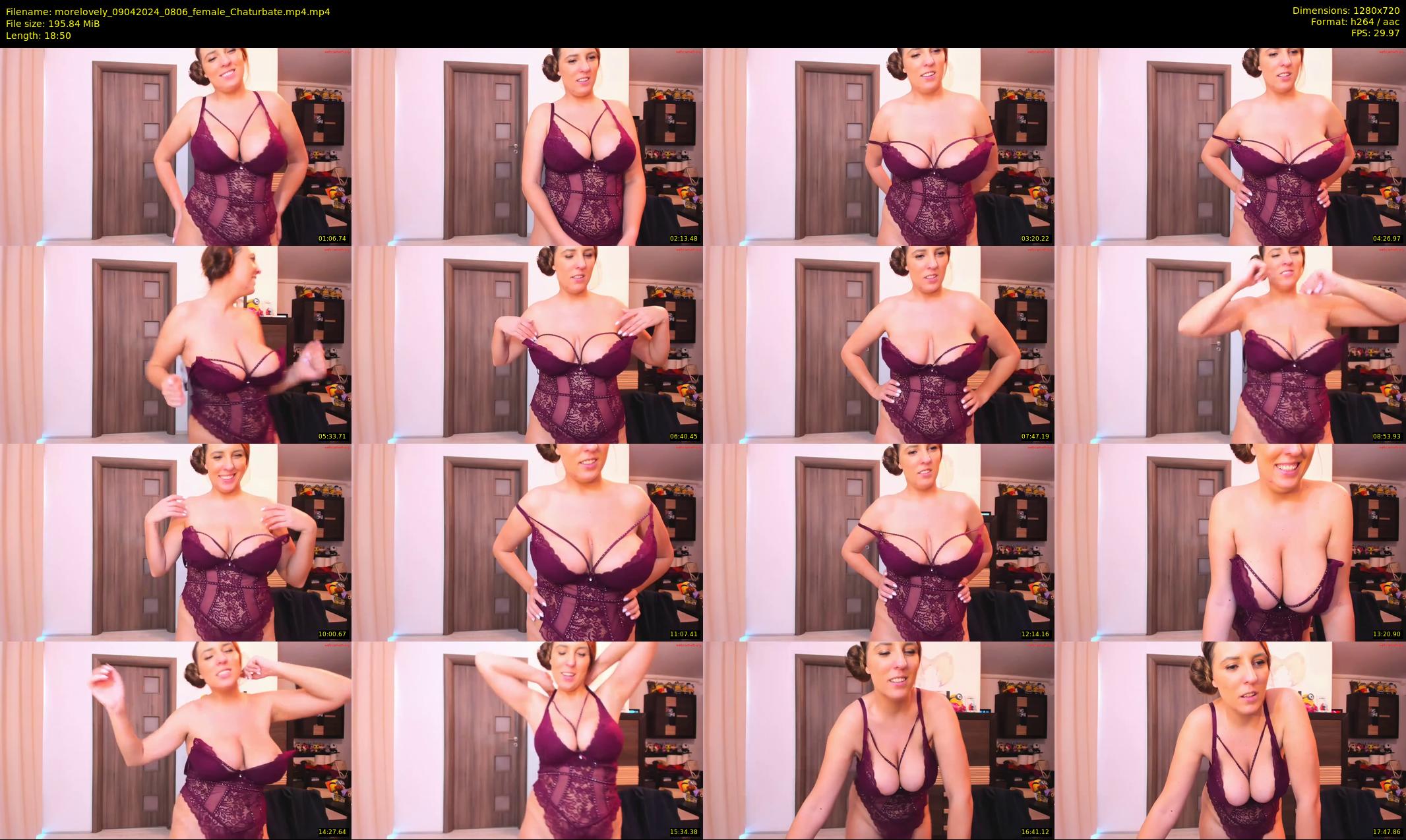 morelovely — 19 minute Chaturbate female cam show recording, 720p, Apr 9, 2024
