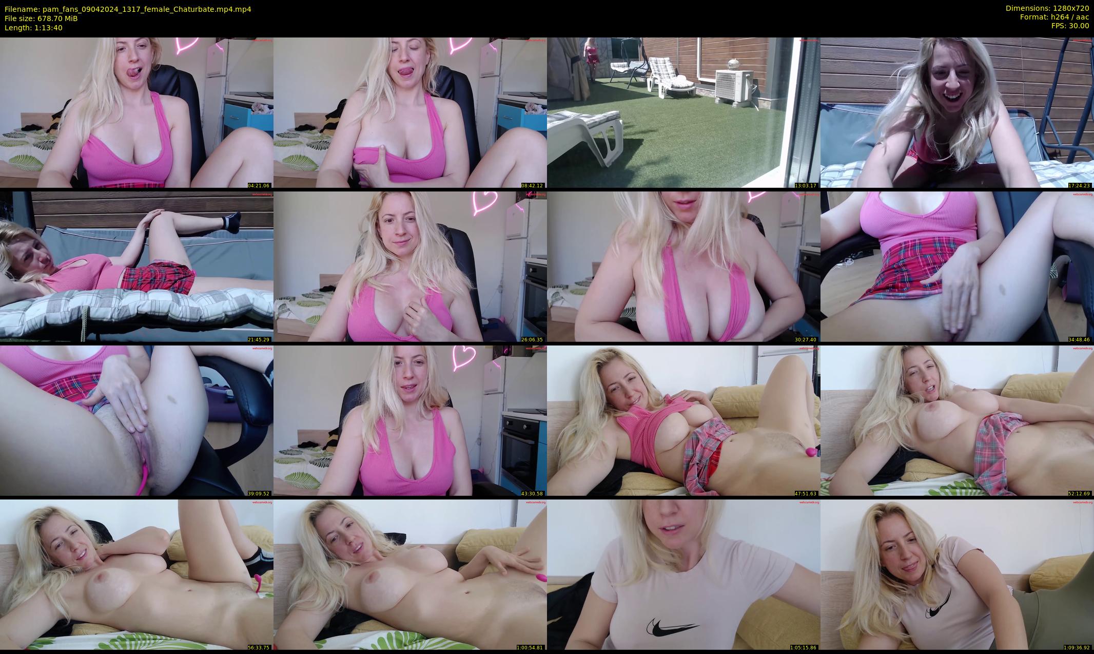 pam_fans — 74 minute Chaturbate female cam show recording, 720p, Apr 9, 2024