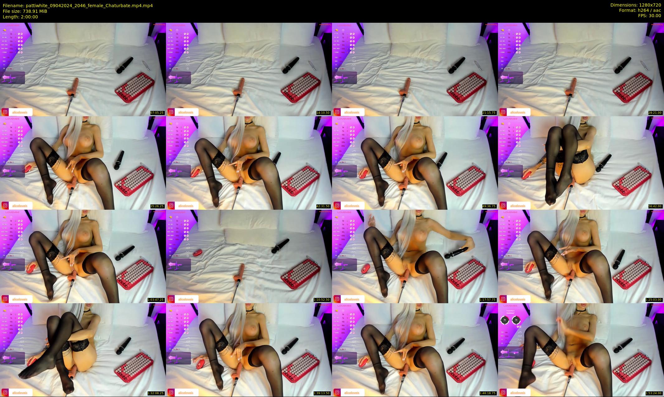 pattiwhite — 120 minute Chaturbate female cam show recording, 720p, Apr 9, 2024