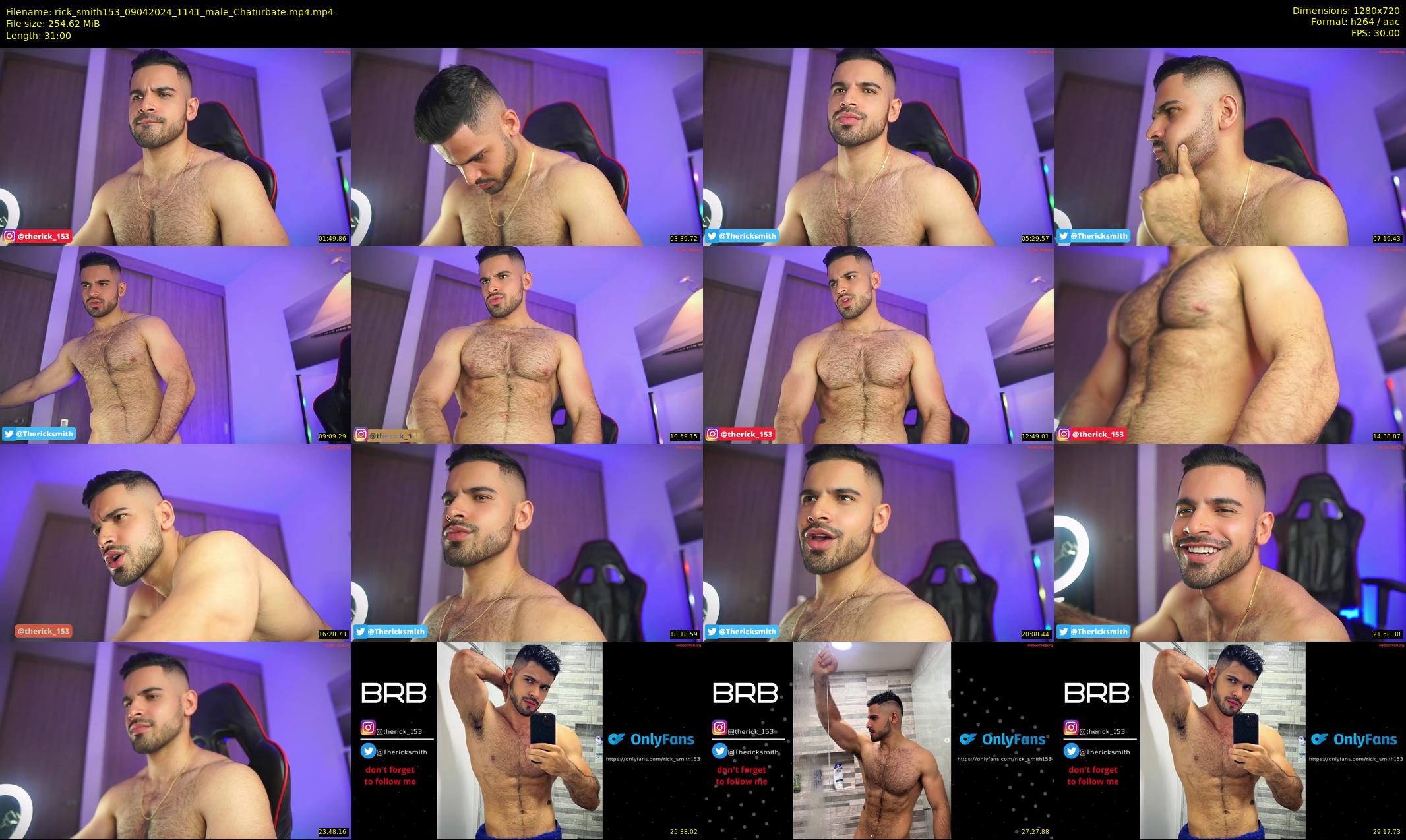 rick_smith153 — 31 minute Chaturbate male cam show recording, 720p, Apr 9, 2024