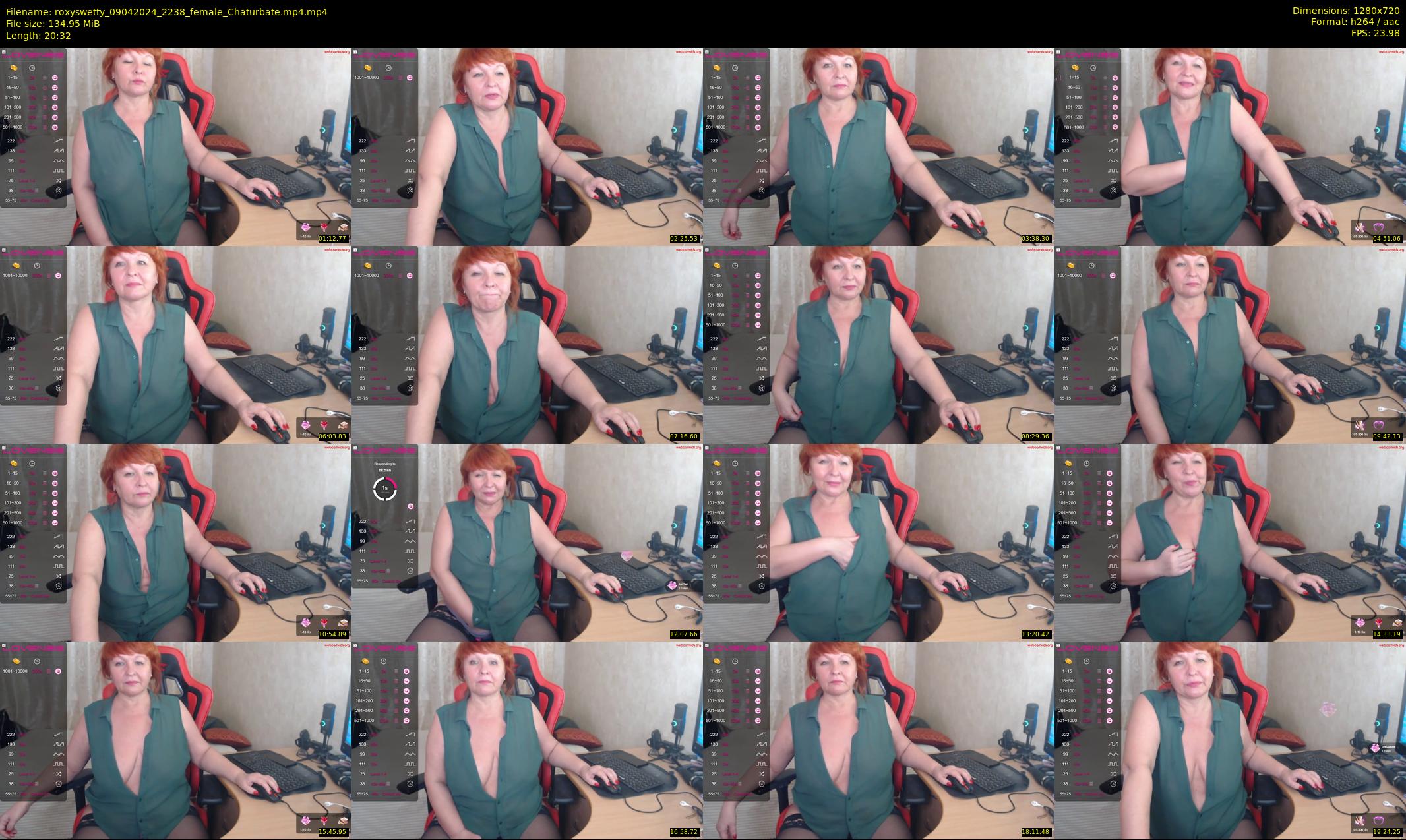 roxyswetty — 21 minute Chaturbate female cam show recording, 720p, Apr 9, 2024