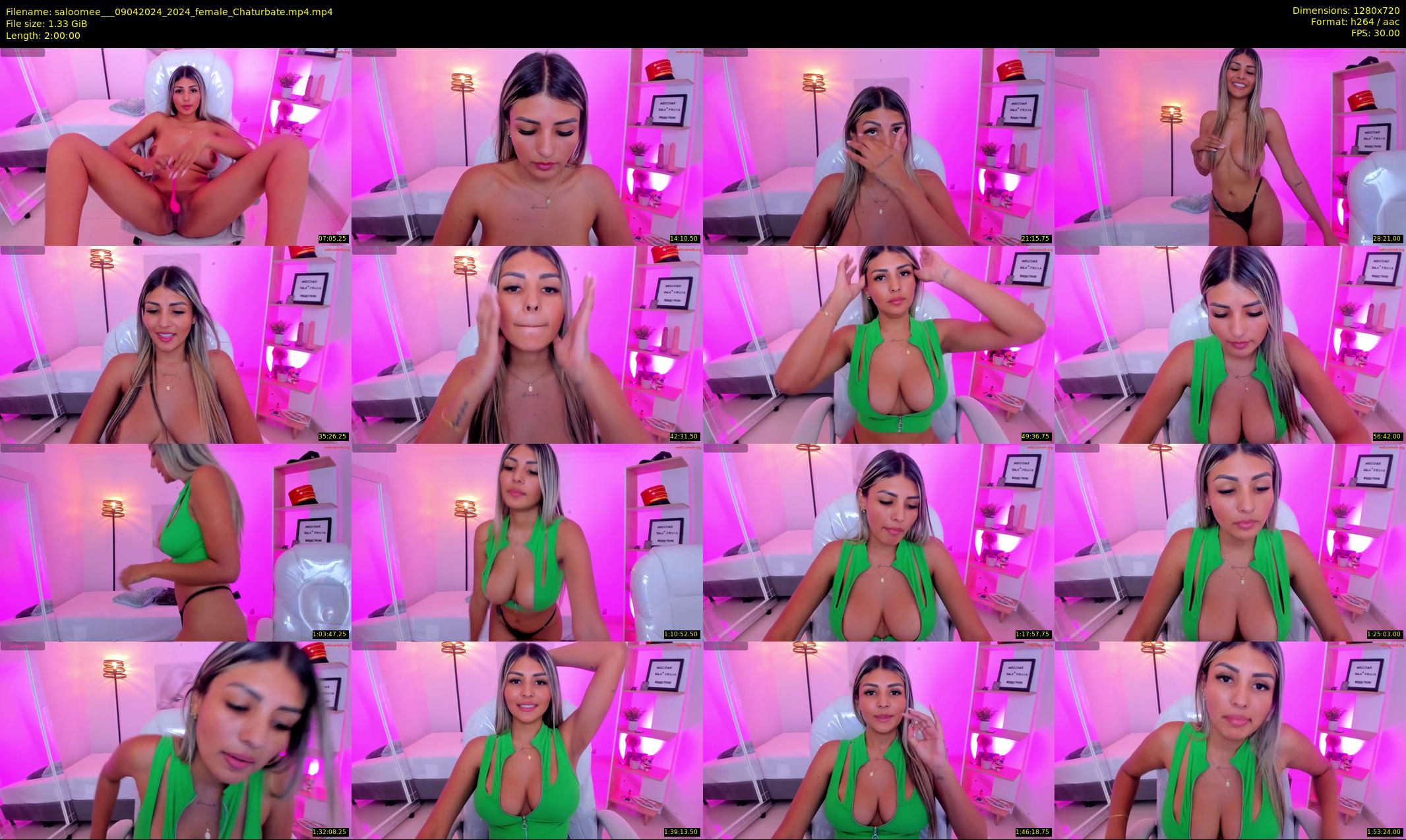 saloomee__ — 120 minute Chaturbate female cam show recording, 720p, Apr 9, 2024