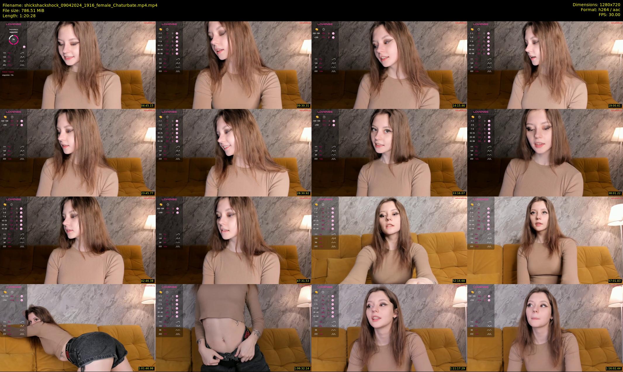 shickshackshock — 81 minute Chaturbate female cam show recording, 720p, Apr 9, 2024
