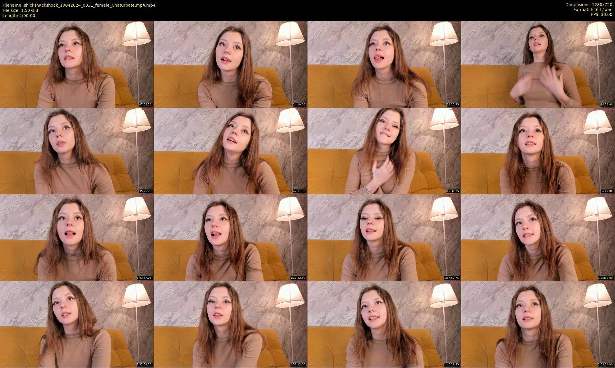 shickshackshock — 120 minute Chaturbate female cam show recording, 720p, Apr 10, 2024