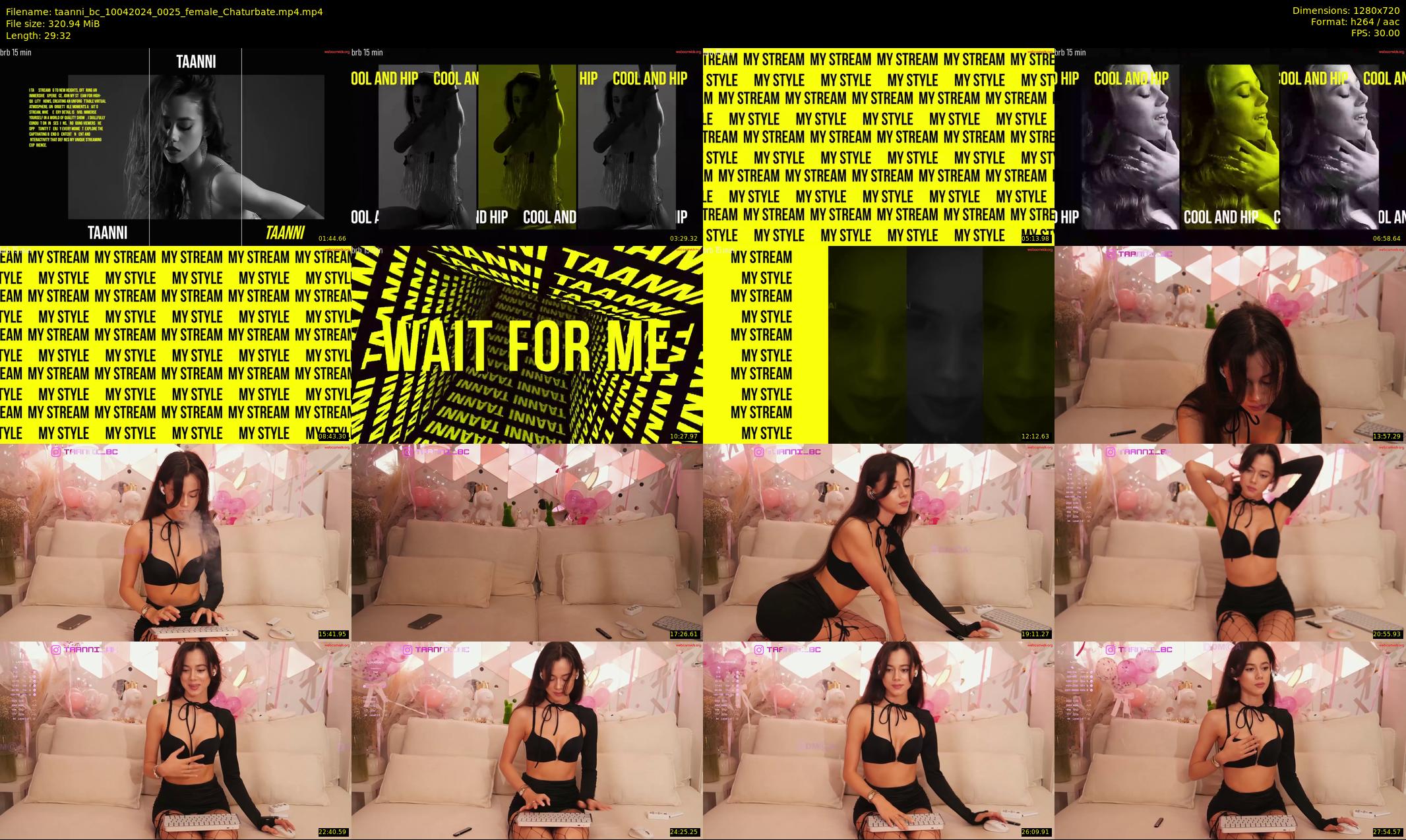 taanni_bc — 30 minute Chaturbate female cam show recording, 720p, Apr 10, 2024