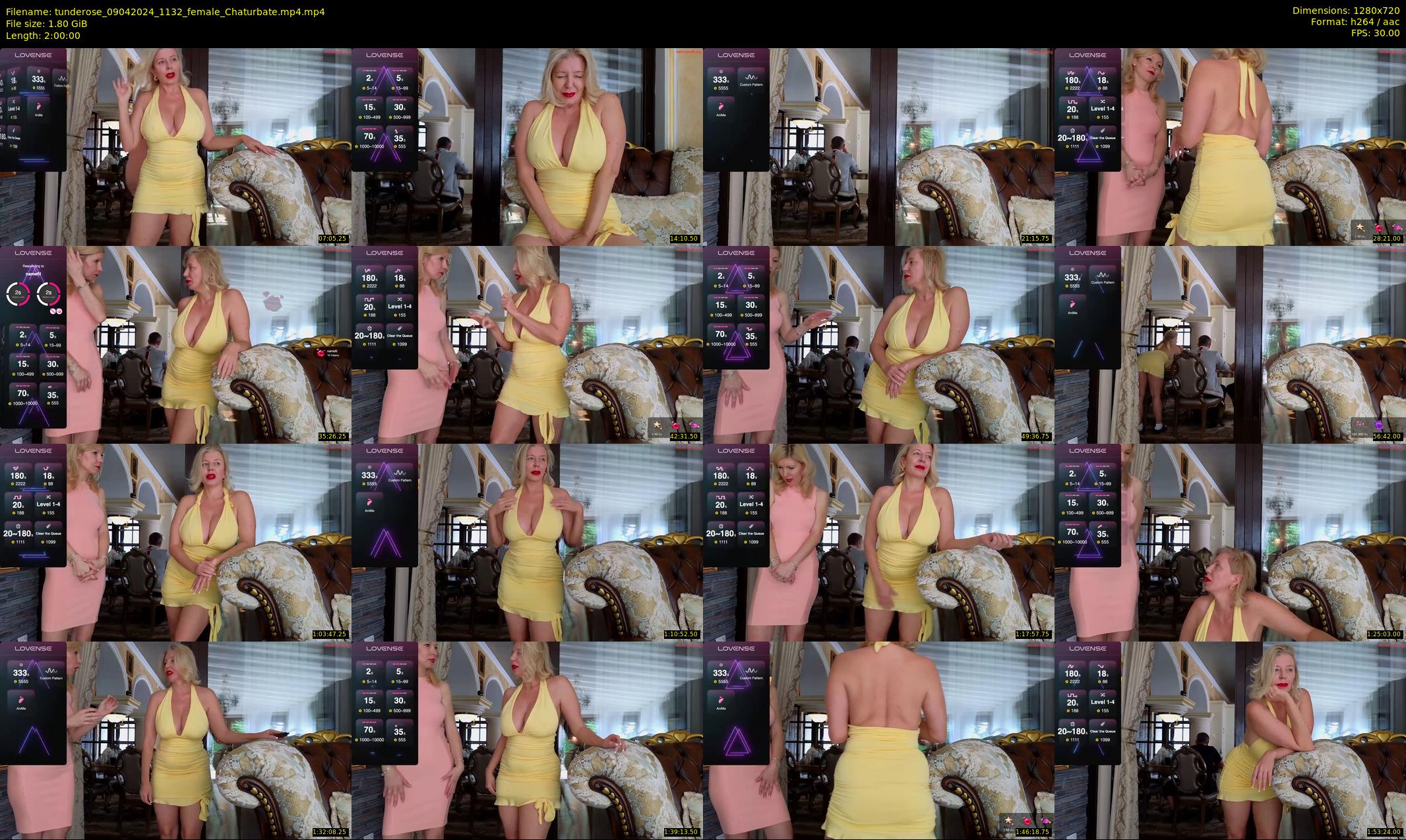 tunderose — 120 minute Chaturbate female cam show recording, 720p, Apr 9, 2024