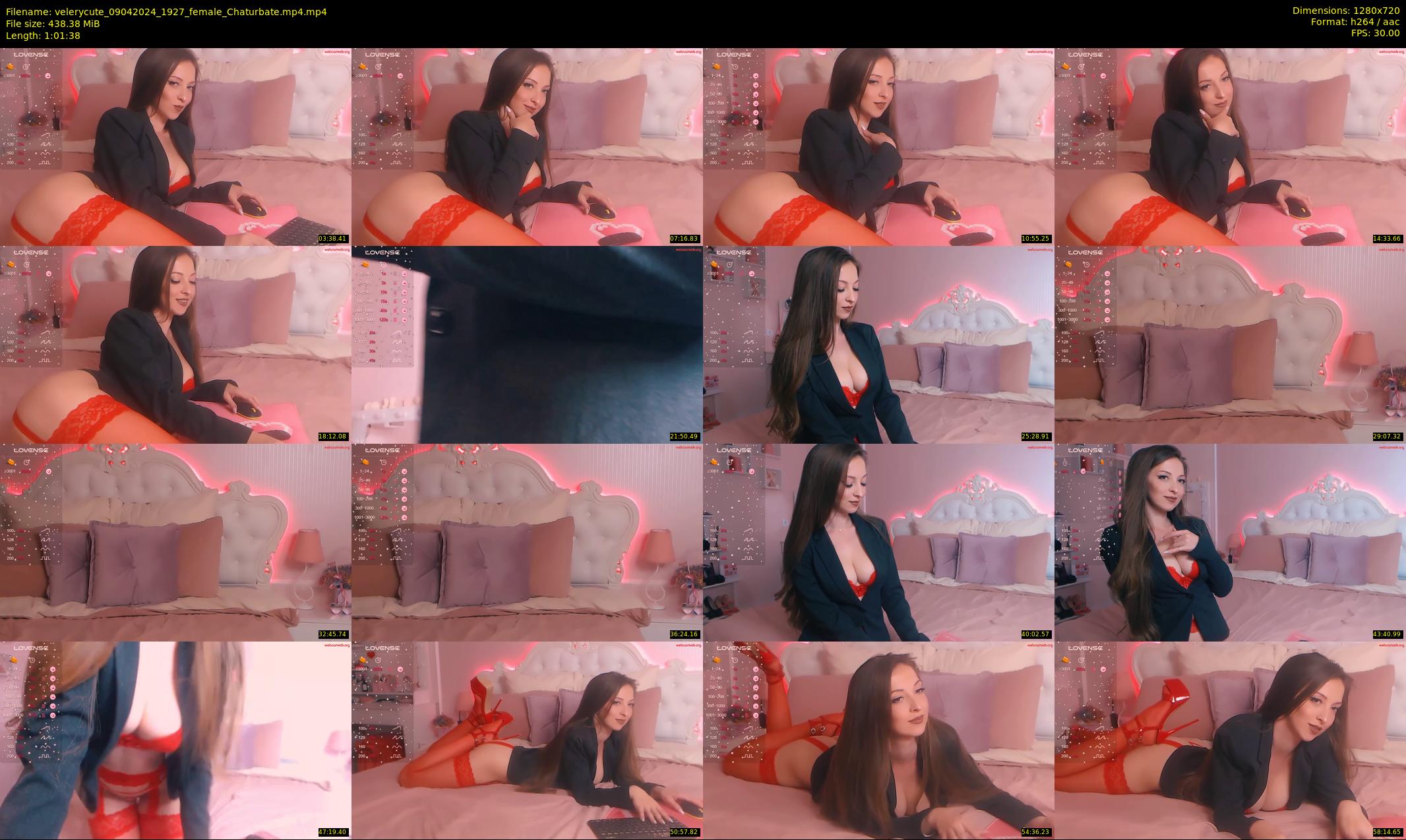 velerycute — 62 minute Chaturbate female cam show recording, 720p, Apr 9, 2024