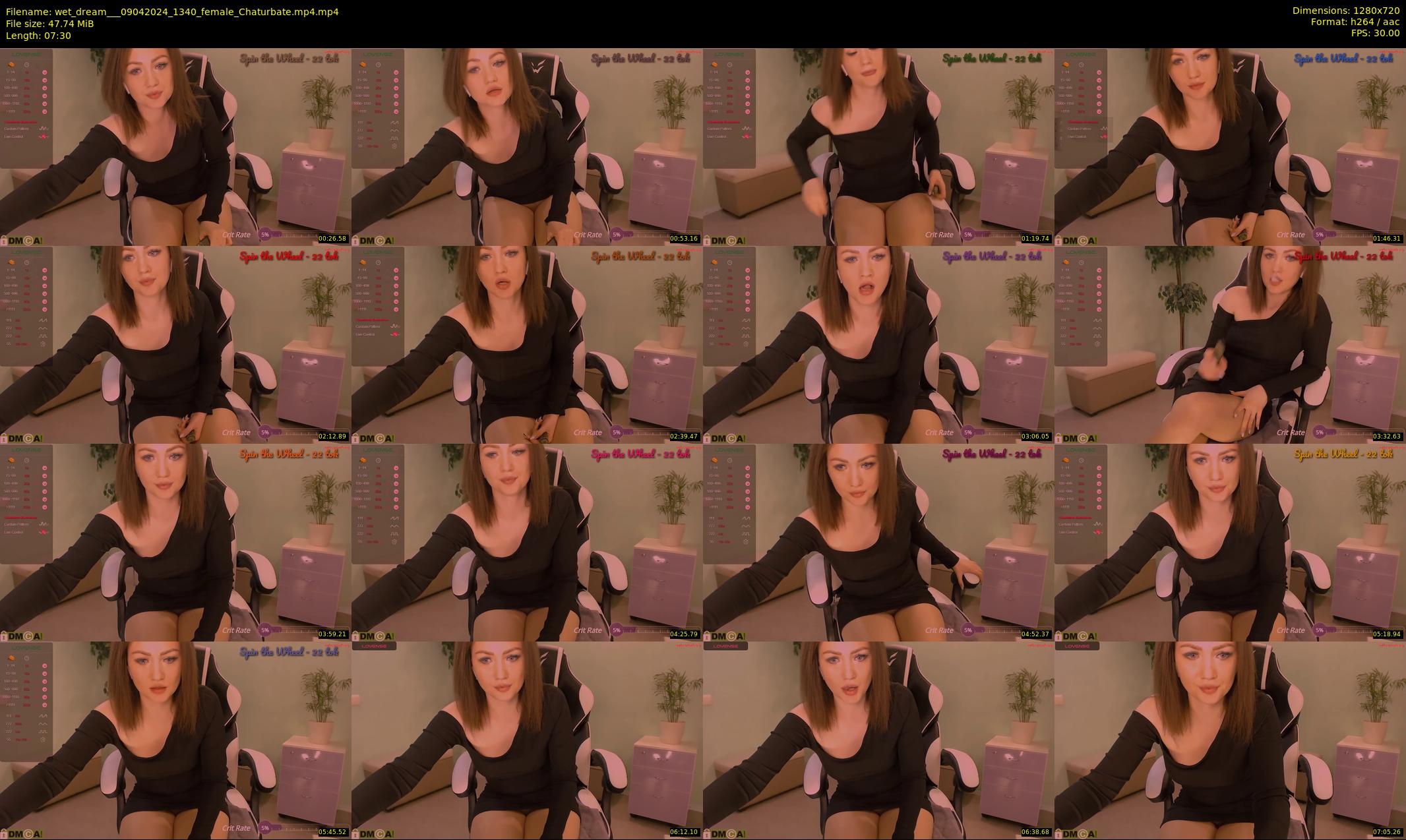 wet_dream__ — 8 minute Chaturbate female cam show recording, 720p, Apr 9, 2024