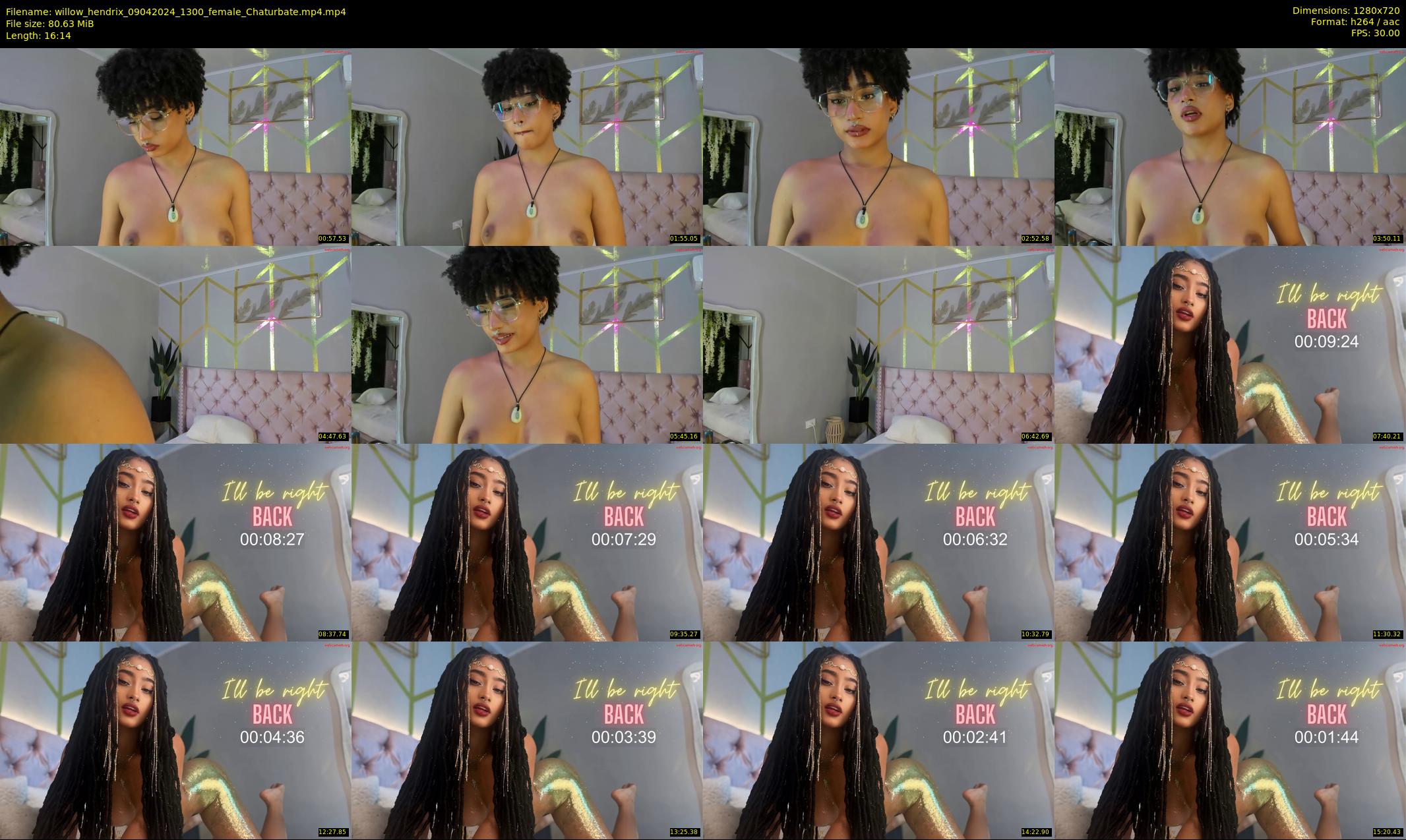 willow_hendrix — 17 minute Chaturbate female cam show recording, 720p, Apr 9, 2024