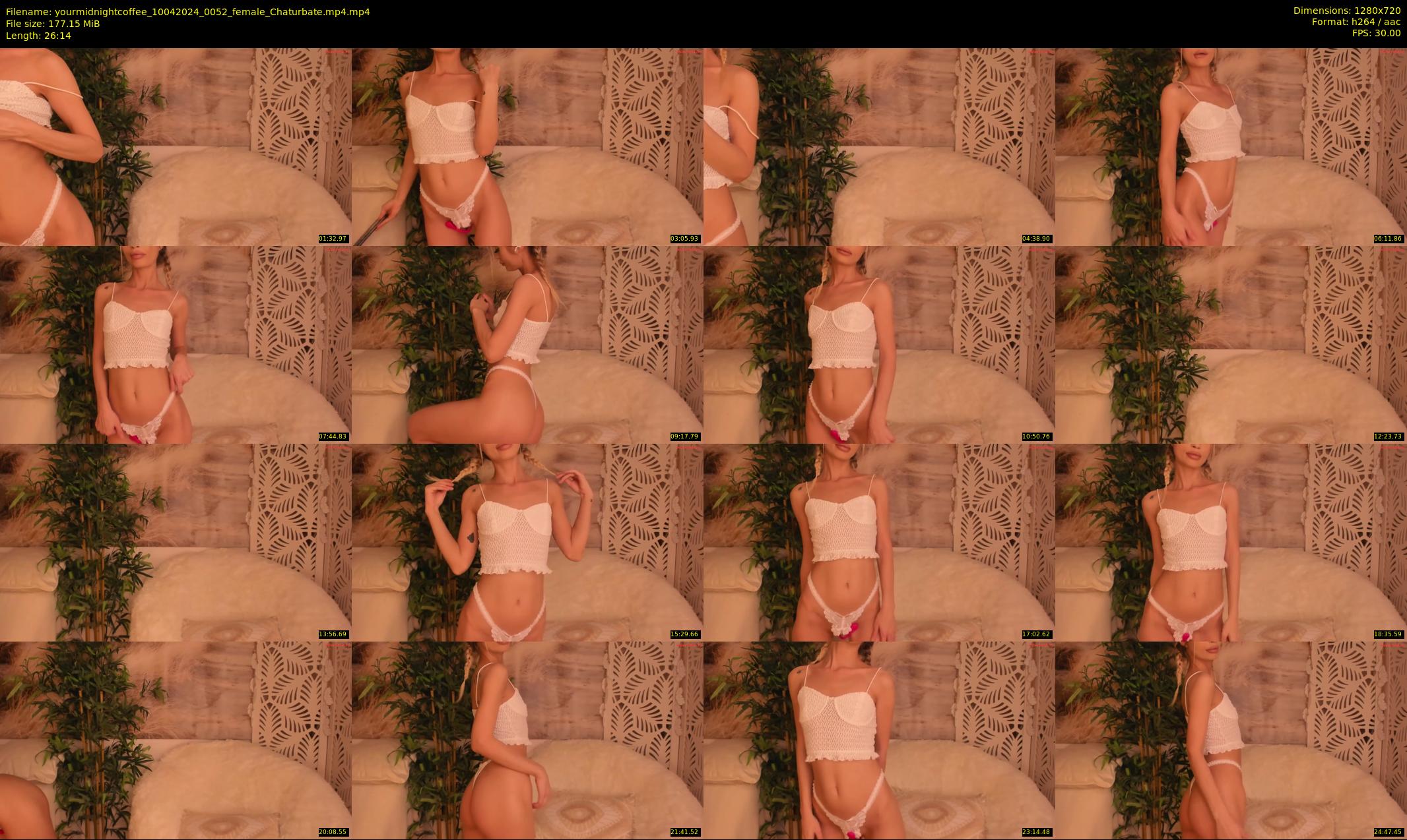 yourmidnightcoffee — 27 minute Chaturbate female cam show recording, 720p, Apr 10, 2024