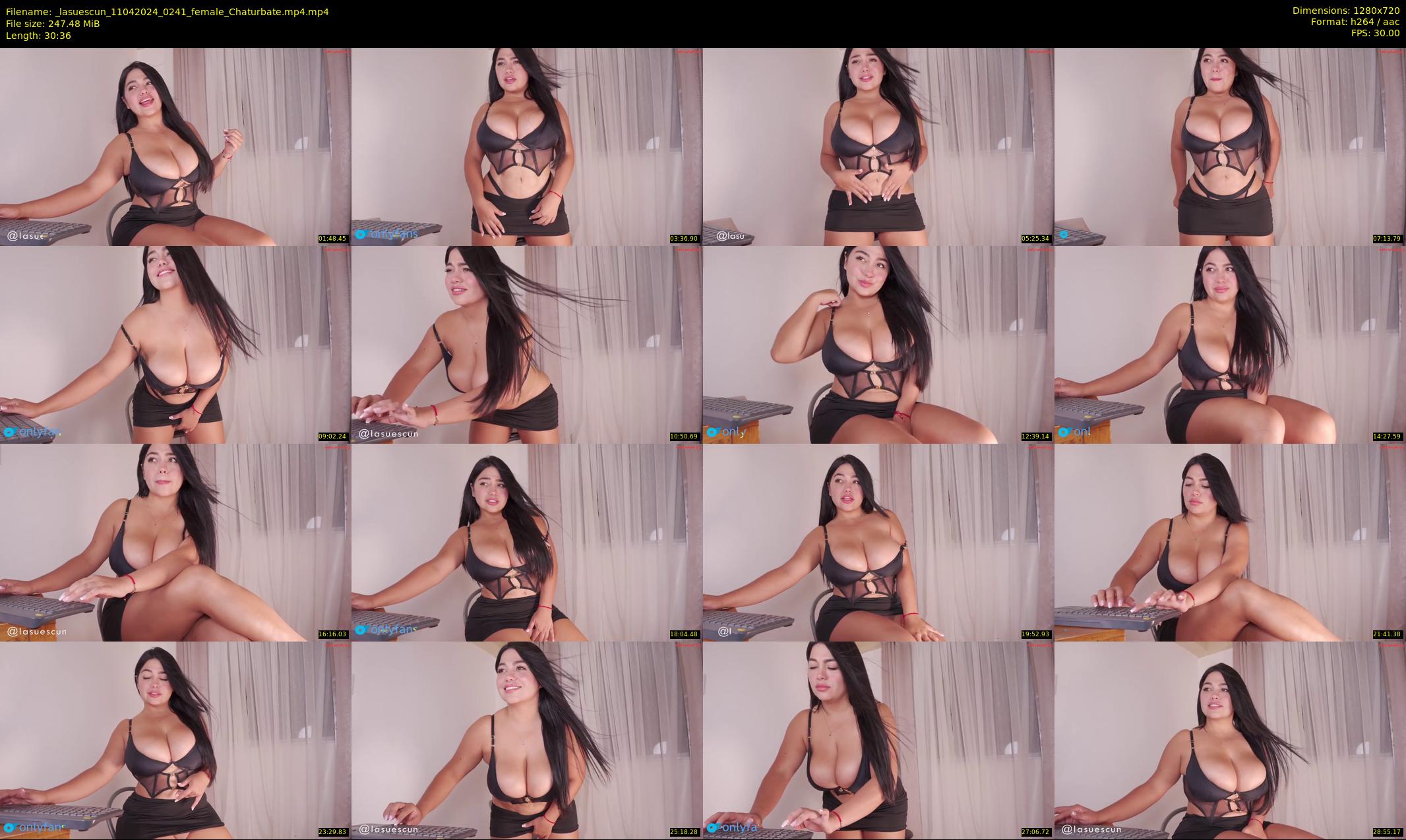 _lasuescun — 31 minute Chaturbate female cam show recording, 720p, Apr 11, 2024