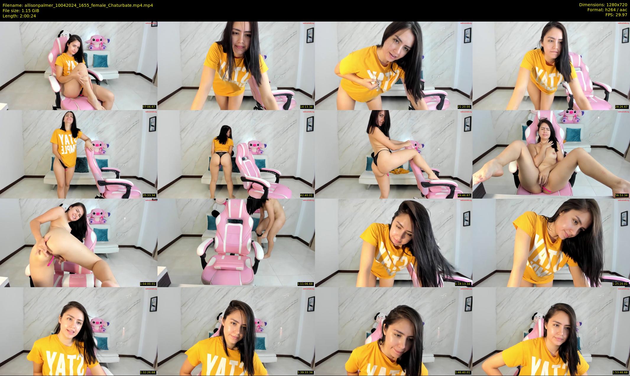 allisonpalmer — 121 minute Chaturbate female cam show recording, 720p, Apr 10, 2024