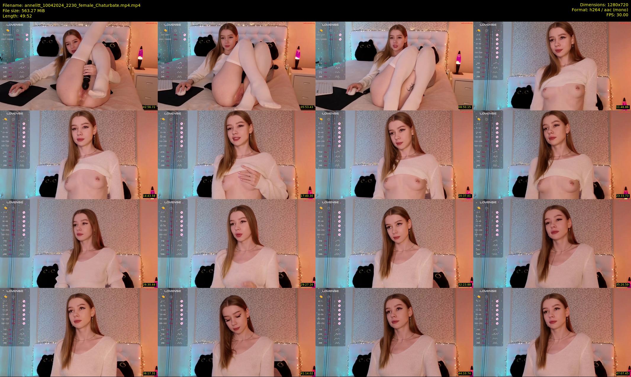 annelitt — 50 minute Chaturbate female cam show recording, 720p, Apr 10, 2024