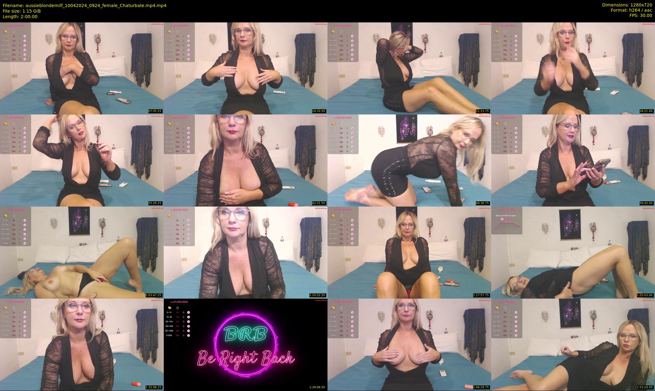 aussieblondemilf — 120 minute Chaturbate female cam show recording, 720p, Apr 10, 2024