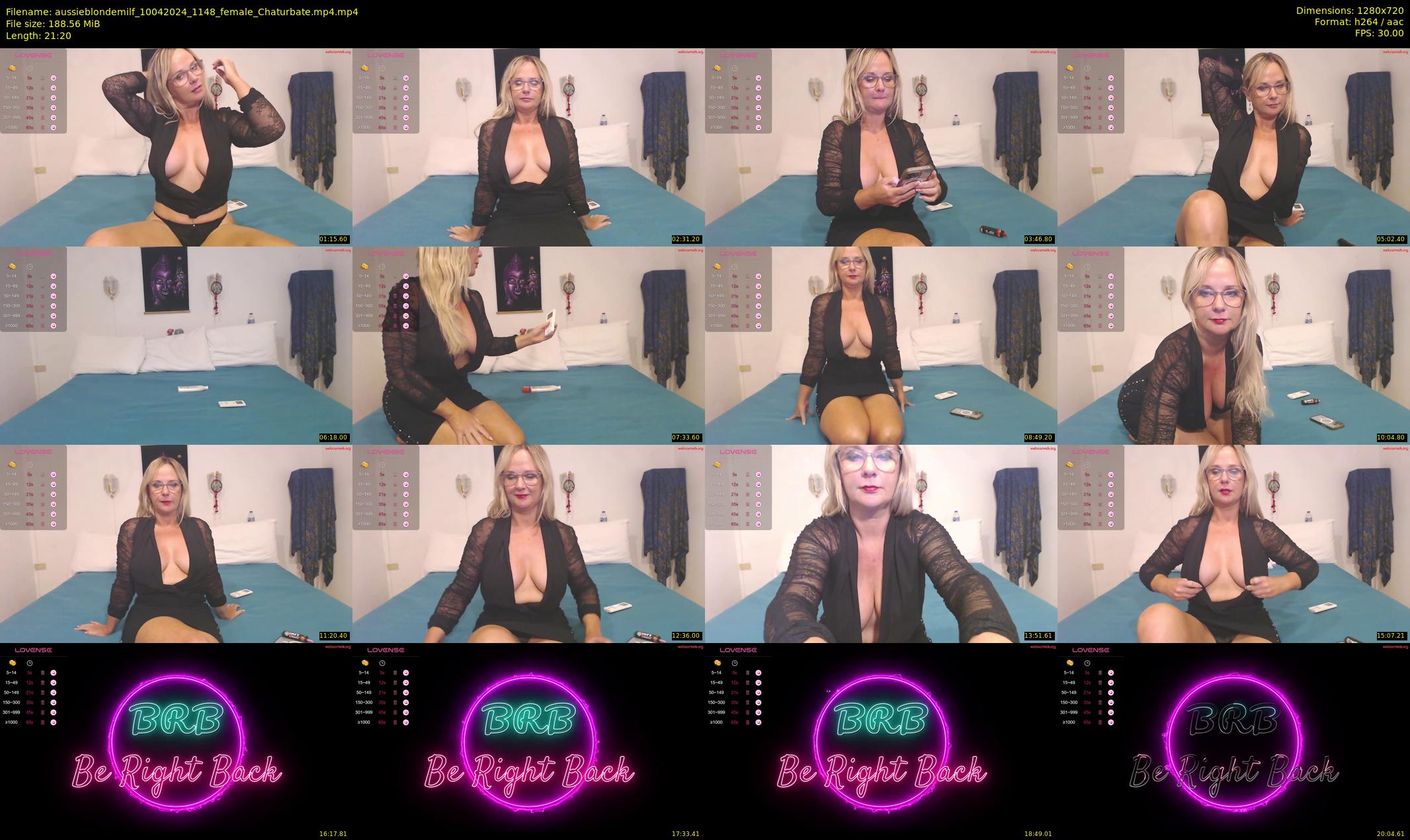 aussieblondemilf — 22 minute Chaturbate female cam show recording, 720p, Apr 10, 2024