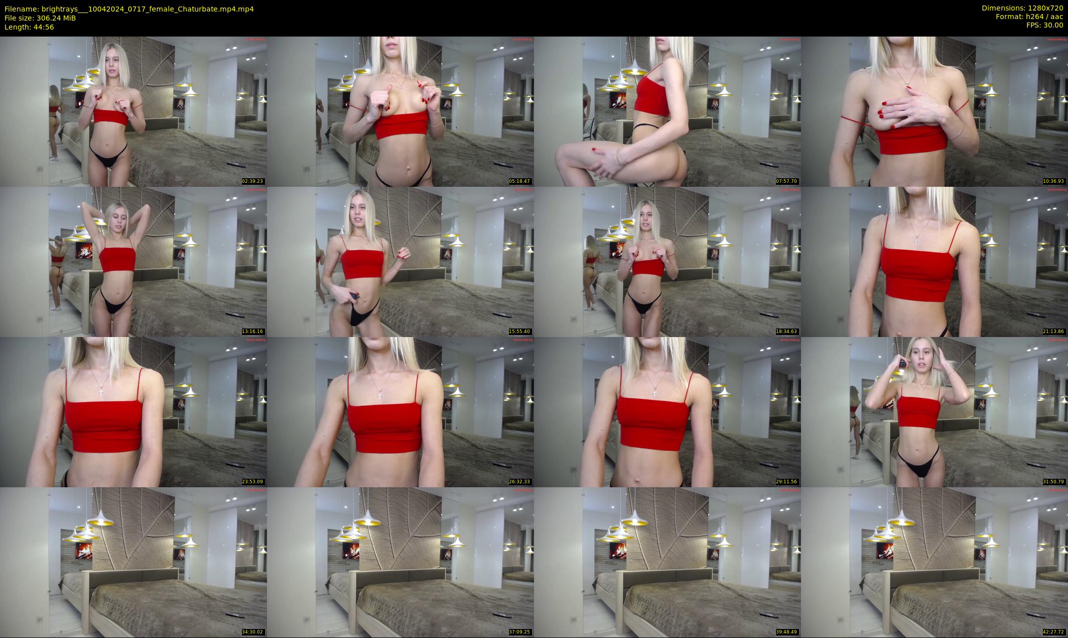 brightrays__ — 45 minute Chaturbate female cam show recording, 720p, Apr 10, 2024