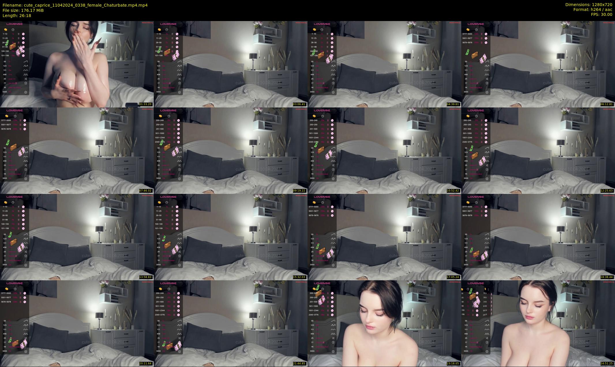 cute_caprice — 27 minute Chaturbate female cam show recording, 720p, Apr 11, 2024