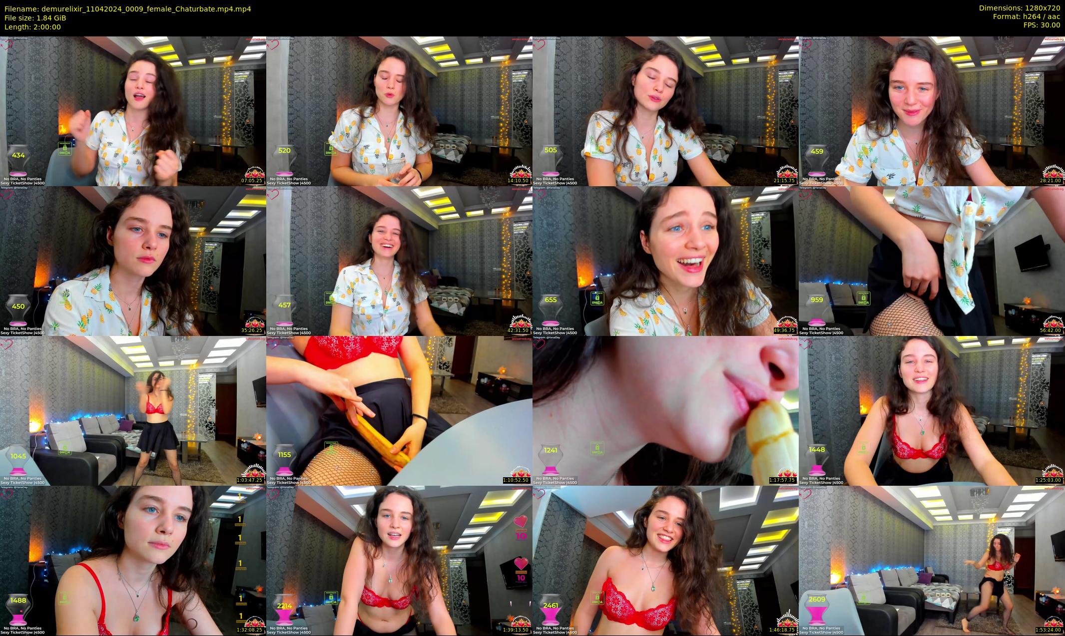 demurelixir — 120 minute Chaturbate female cam show recording, 720p, Apr 11, 2024