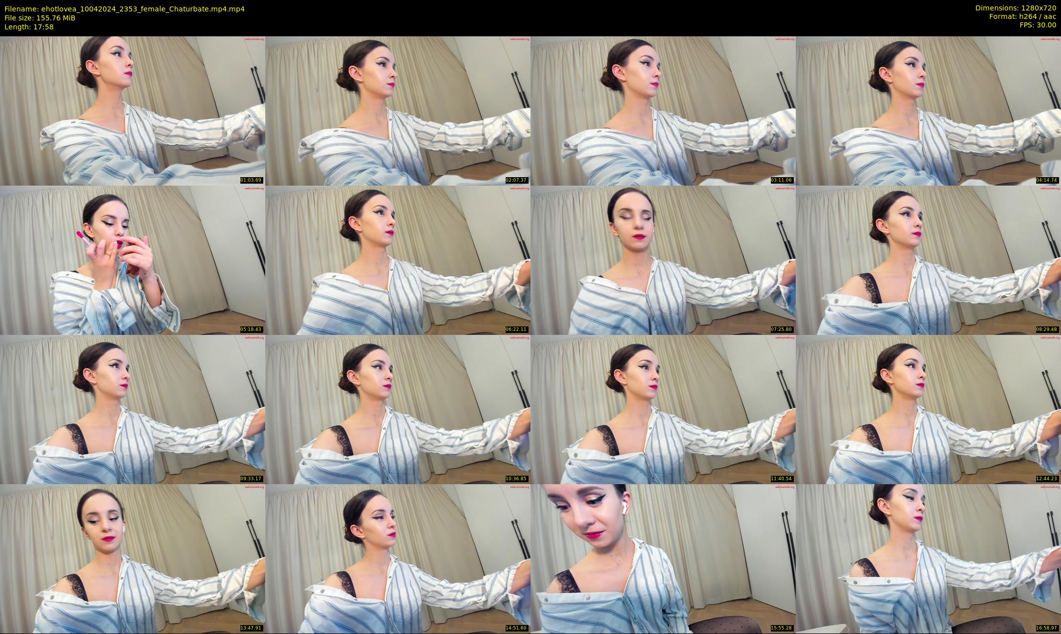 ehotlovea — 18 minute Chaturbate female cam show recording, 720p, Apr 10, 2024
