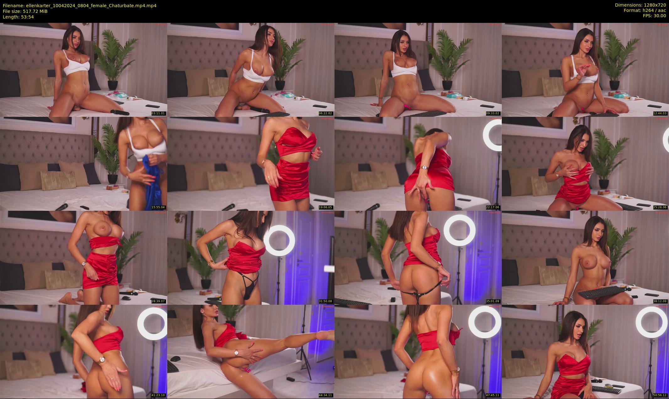 ellenkarter — 54 minute Chaturbate female cam show recording, 720p, Apr 10, 2024