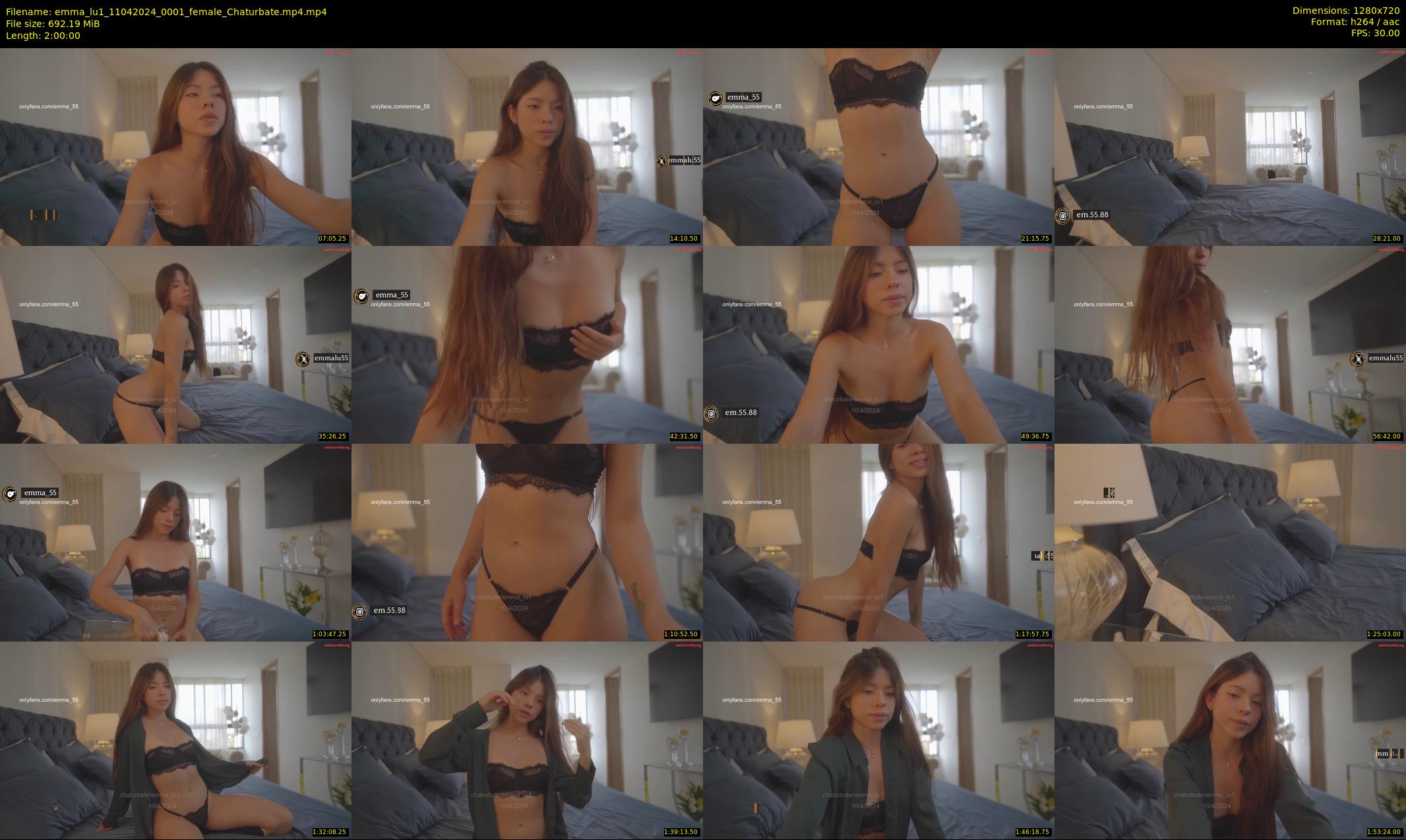 emma_lu1 — 120 minute Chaturbate female cam show recording, 720p, Apr 11, 2024