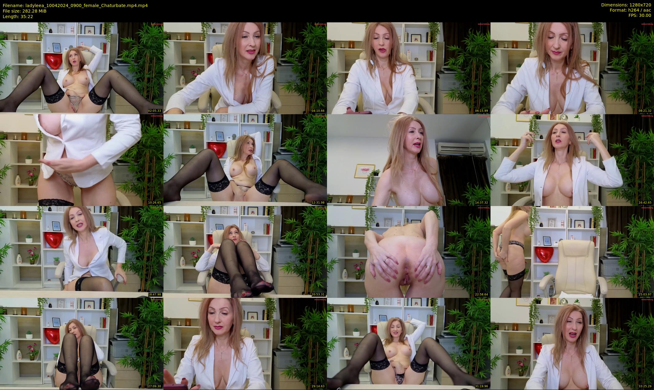 ladyleea — 36 minute Chaturbate female cam show recording, 720p, Apr 10, 2024