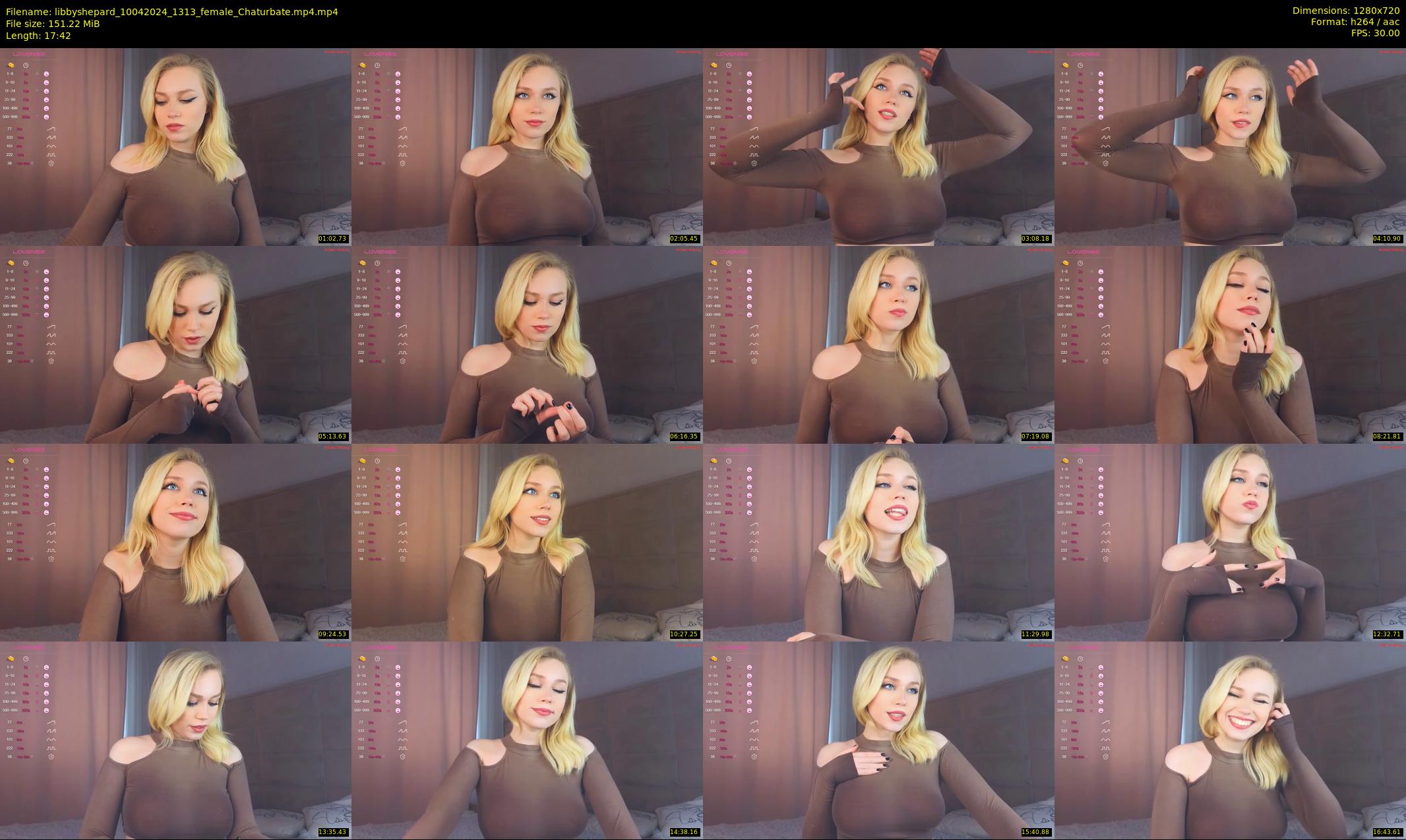 libbyshepard — 18 minute Chaturbate female cam show recording, 720p, Apr 10, 2024