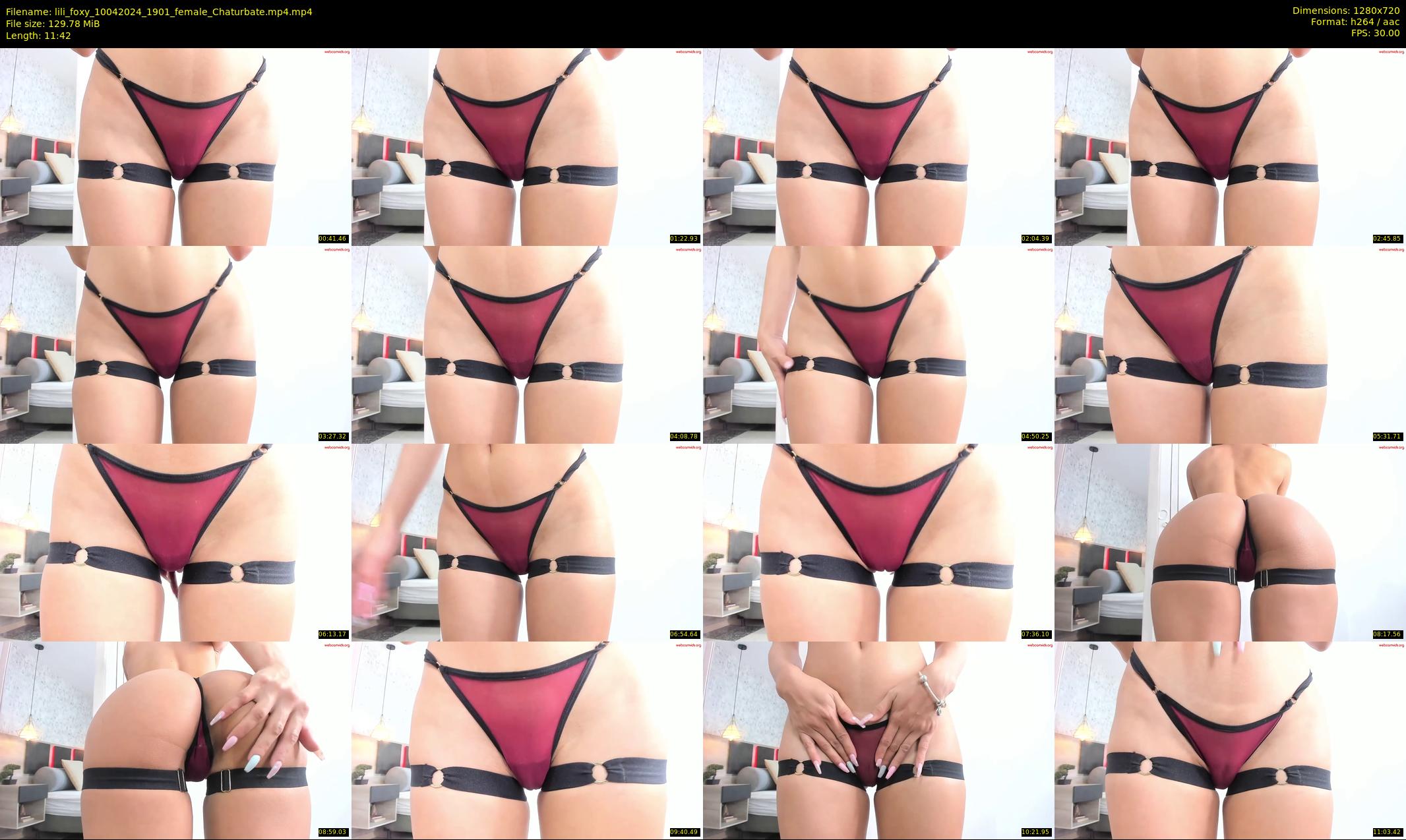 lili_foxy — 12 minute Chaturbate female cam show recording, 720p, Apr 10, 2024