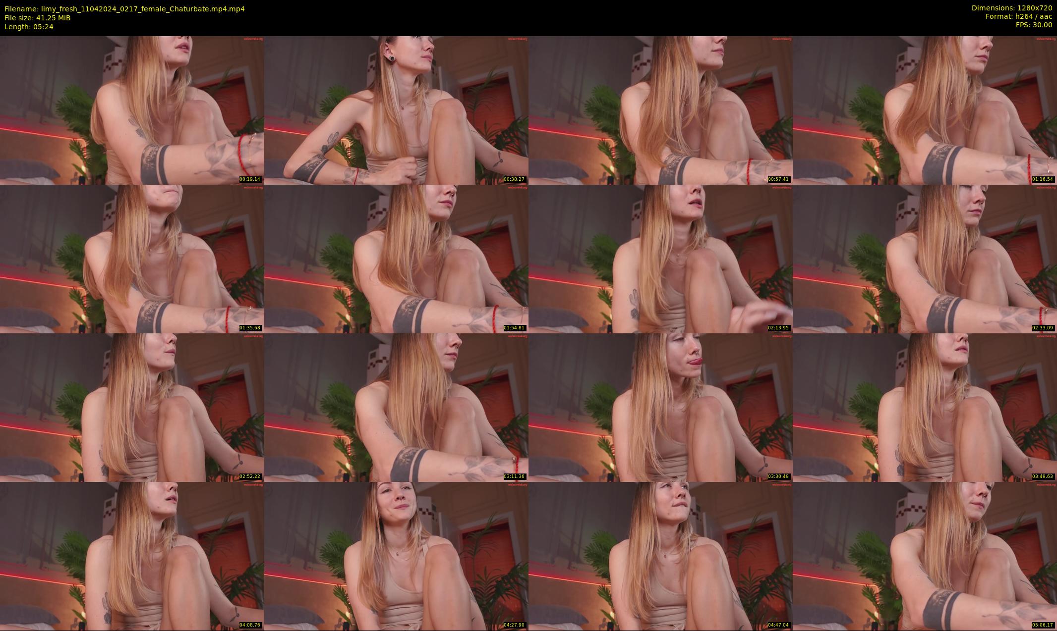 limy_fresh — 6 minute Chaturbate female cam show recording, 720p, Apr 11, 2024