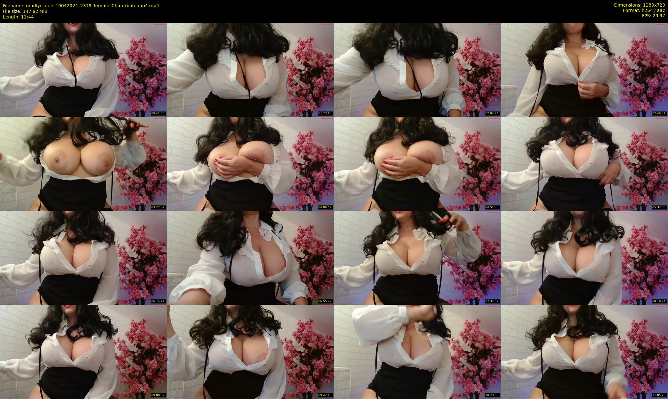 madlyn_dee — 12 minute Chaturbate female cam show recording, 720p, Apr 10, 2024