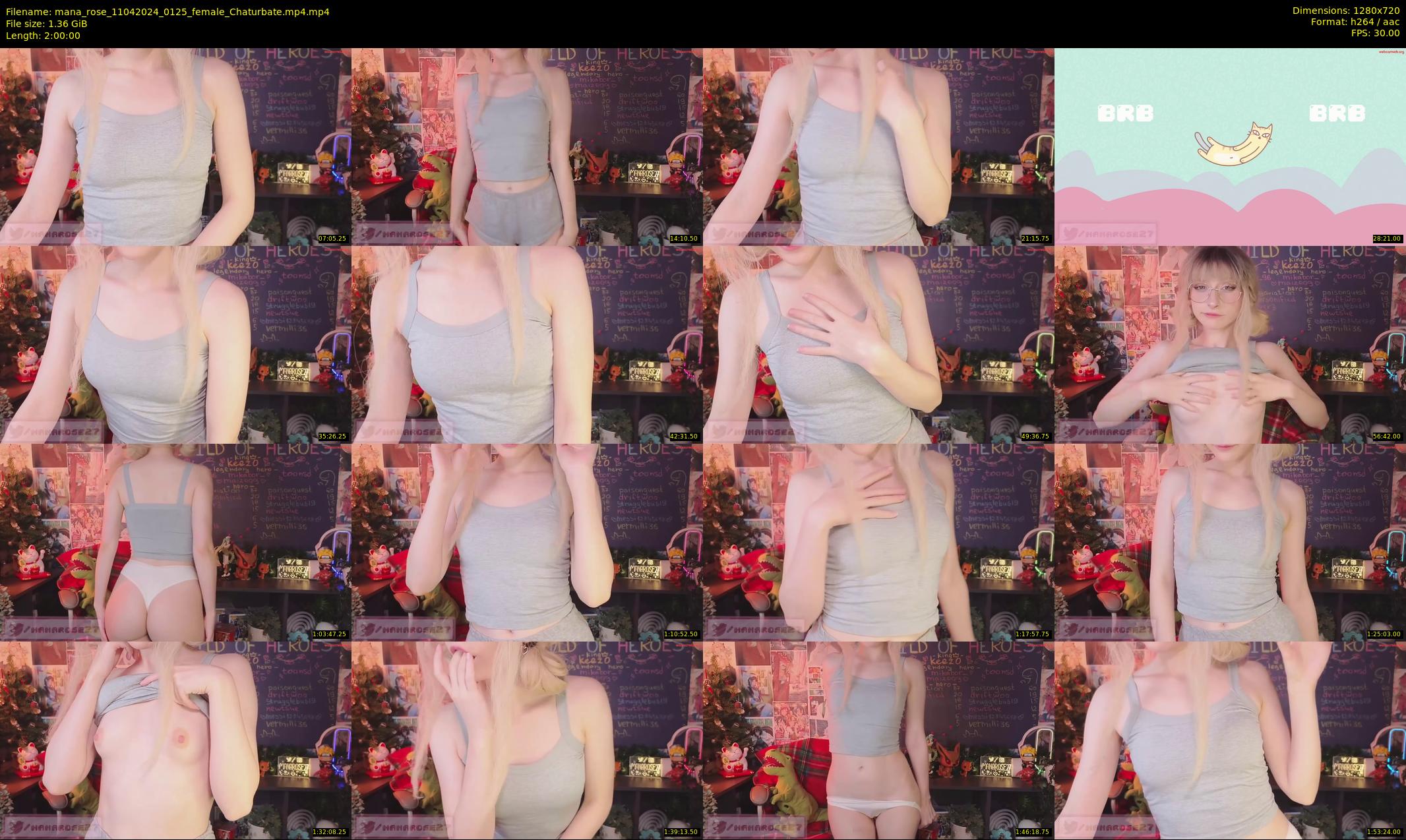 mana_rose — 120 minute Chaturbate female cam show recording, 720p, Apr 11, 2024