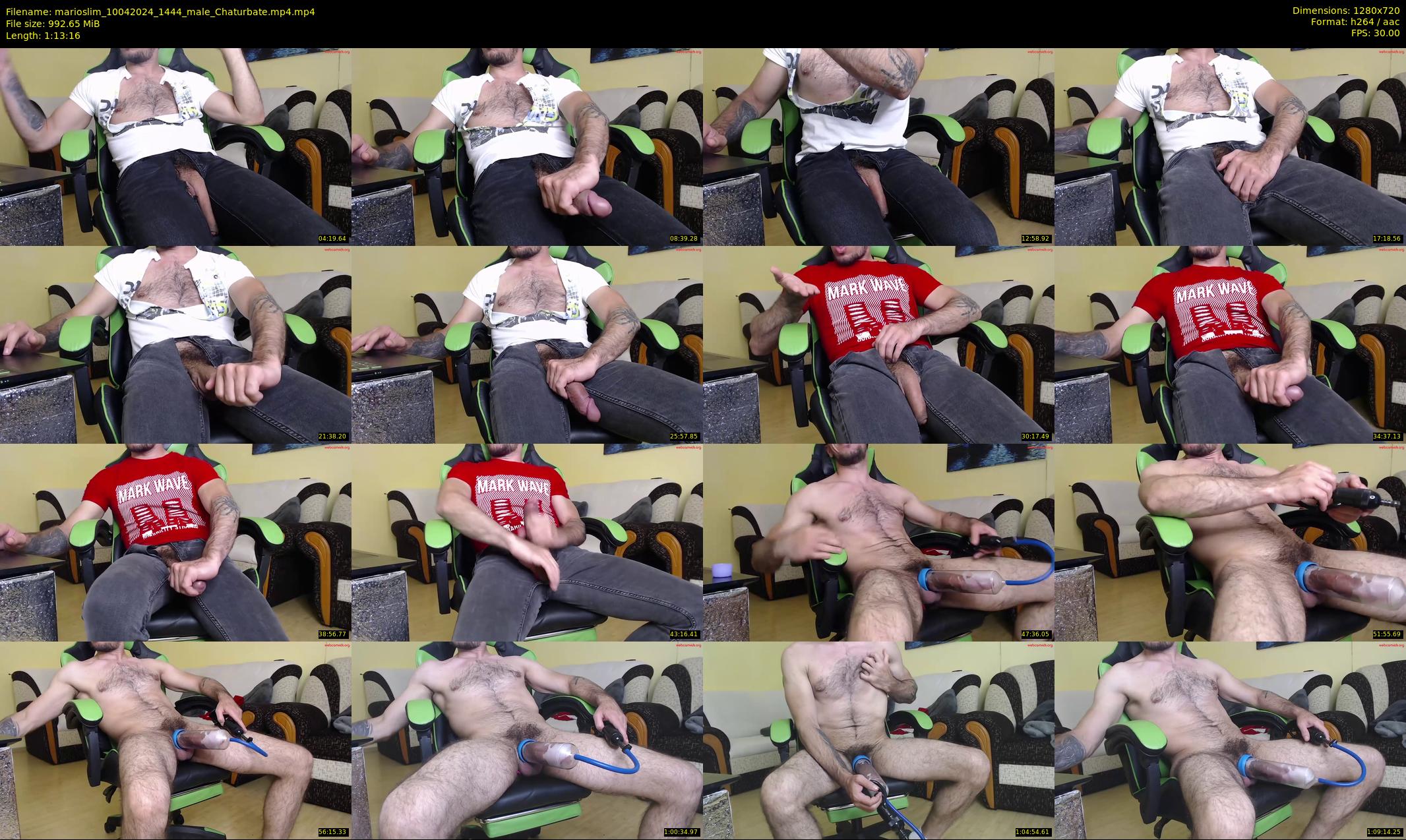 marioslim — 74 minute Chaturbate male cam show recording, 720p, Apr 10, 2024