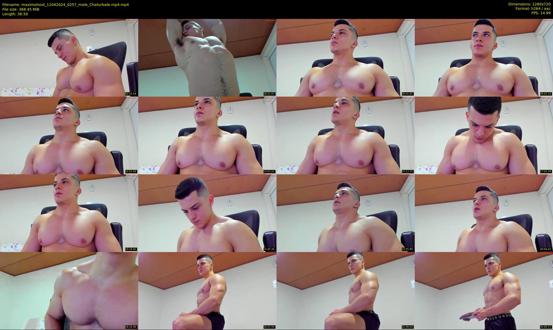 maximohoot — 37 minute Chaturbate male cam show recording, 720p, Apr 11, 2024