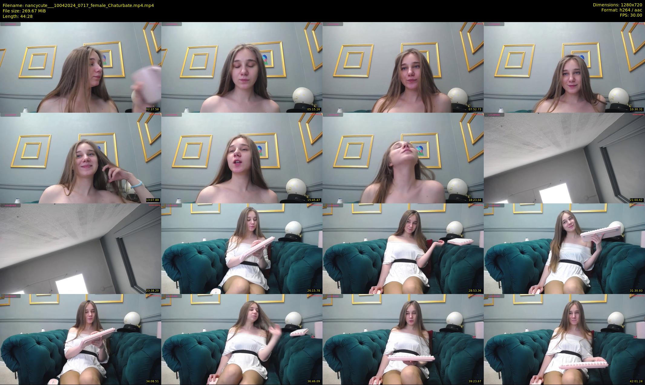 nancycute__ — 45 minute Chaturbate female cam show recording, 720p, Apr 10, 2024