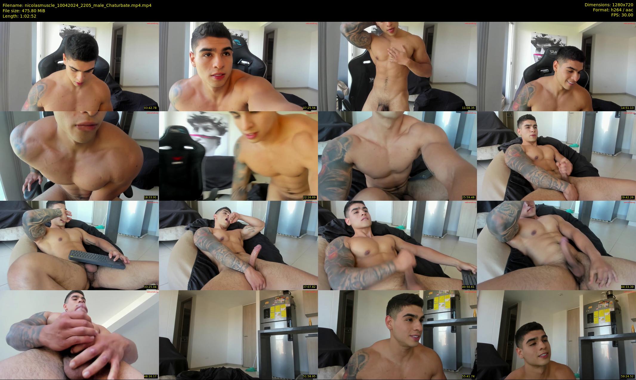 nicolasmuscle — 63 minute Chaturbate male cam show recording, 720p, Apr 10, 2024
