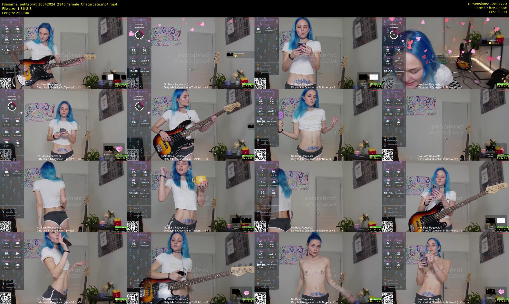 petitebrat — 120 minute Chaturbate female cam show recording, 720p, Apr 10, 2024
