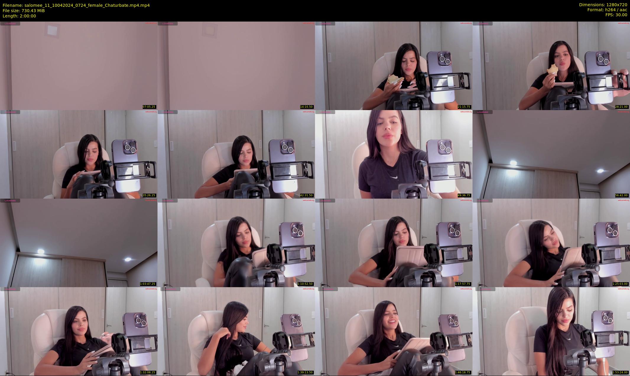 salomee_11 — 120 minute Chaturbate female cam show recording, 720p, Apr 10, 2024