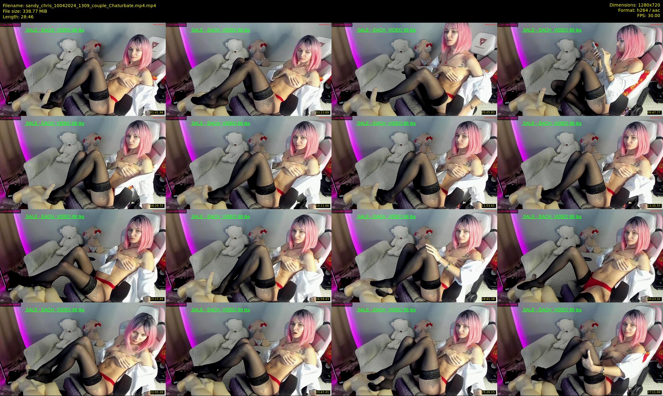sandy_chris — 29 minute Chaturbate couple cam show recording, 720p, Apr 10, 2024
