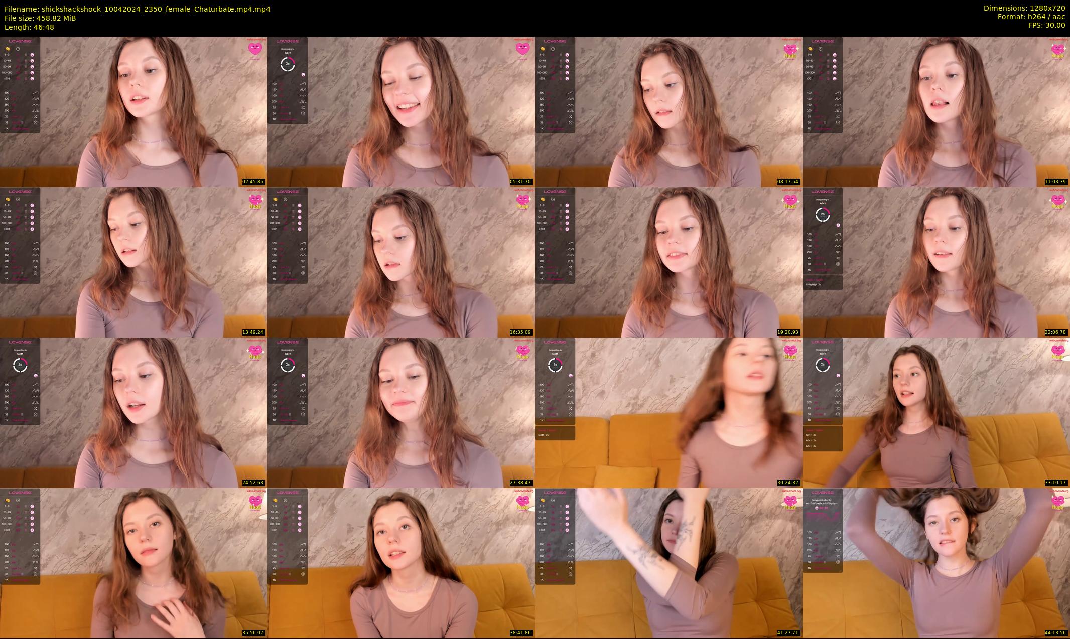 shickshackshock — 47 minute Chaturbate female cam show recording, 720p, Apr 10, 2024
